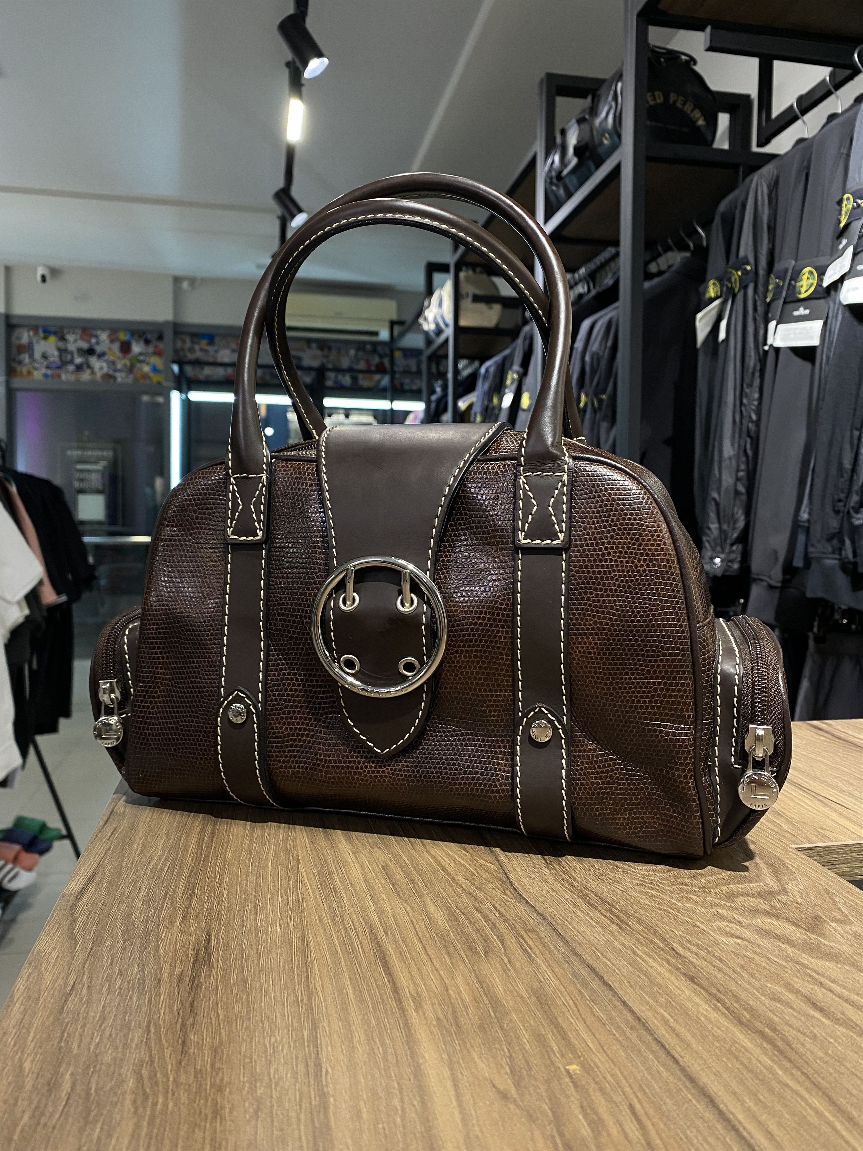Lancel Lancel Elsa Sellier brown lele leather bag handbag Size ONE SIZE - 1 Thumbnail