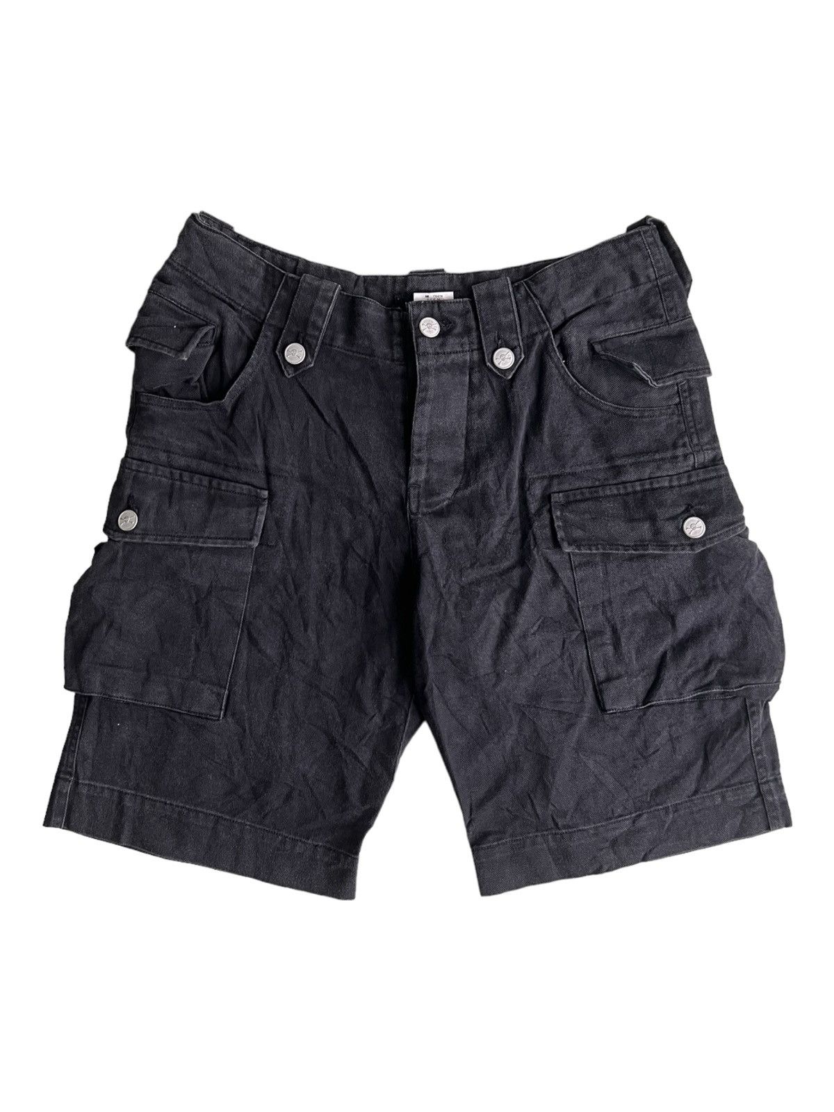 Hysteric Glamour 1990s Lover's Rock Tokyo London ☠️ Big 6 Cargo Pocket Shorts Size US 32 / EU 48 - 2 Thumbnail