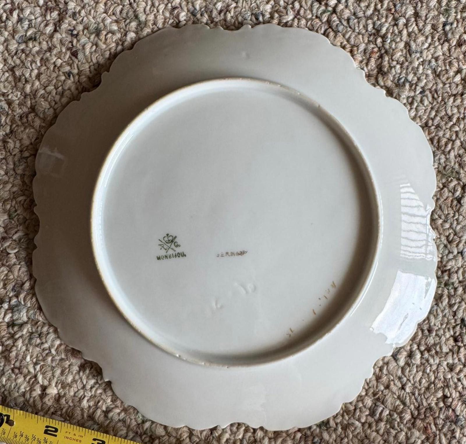 Other Vintage R & C Monbijou Germany 8.5" Floral Decorative Plate Size ONE SIZE - 2 Thumbnail