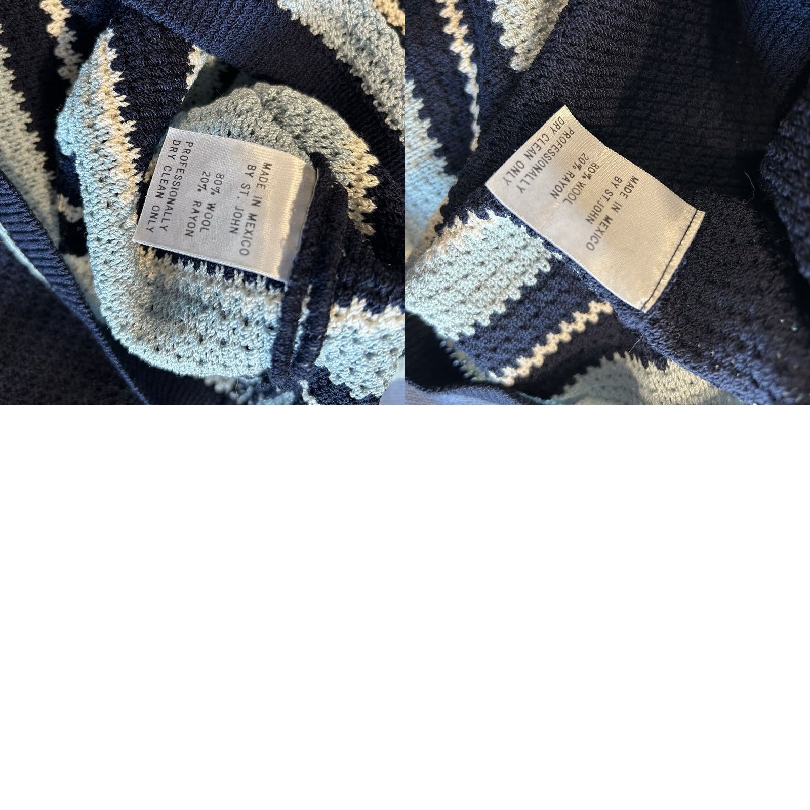 St. John St. John Sport 2Pc Knit Cardigan & Shirt Set Women’s Small Cardigan & knit shirt Navy Blue Solid Santana Knit V-Neck Button 2 Piece Women Mens Womens Size S / US 4 / IT 40 - 8 Thumbnail