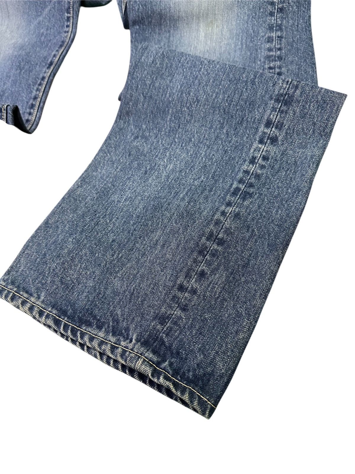 Kapital 💥Blue Blue X Heart Market💥 Japanese Denime Blue Indigo💥 Size US 32 / EU 48 - 3 Thumbnail
