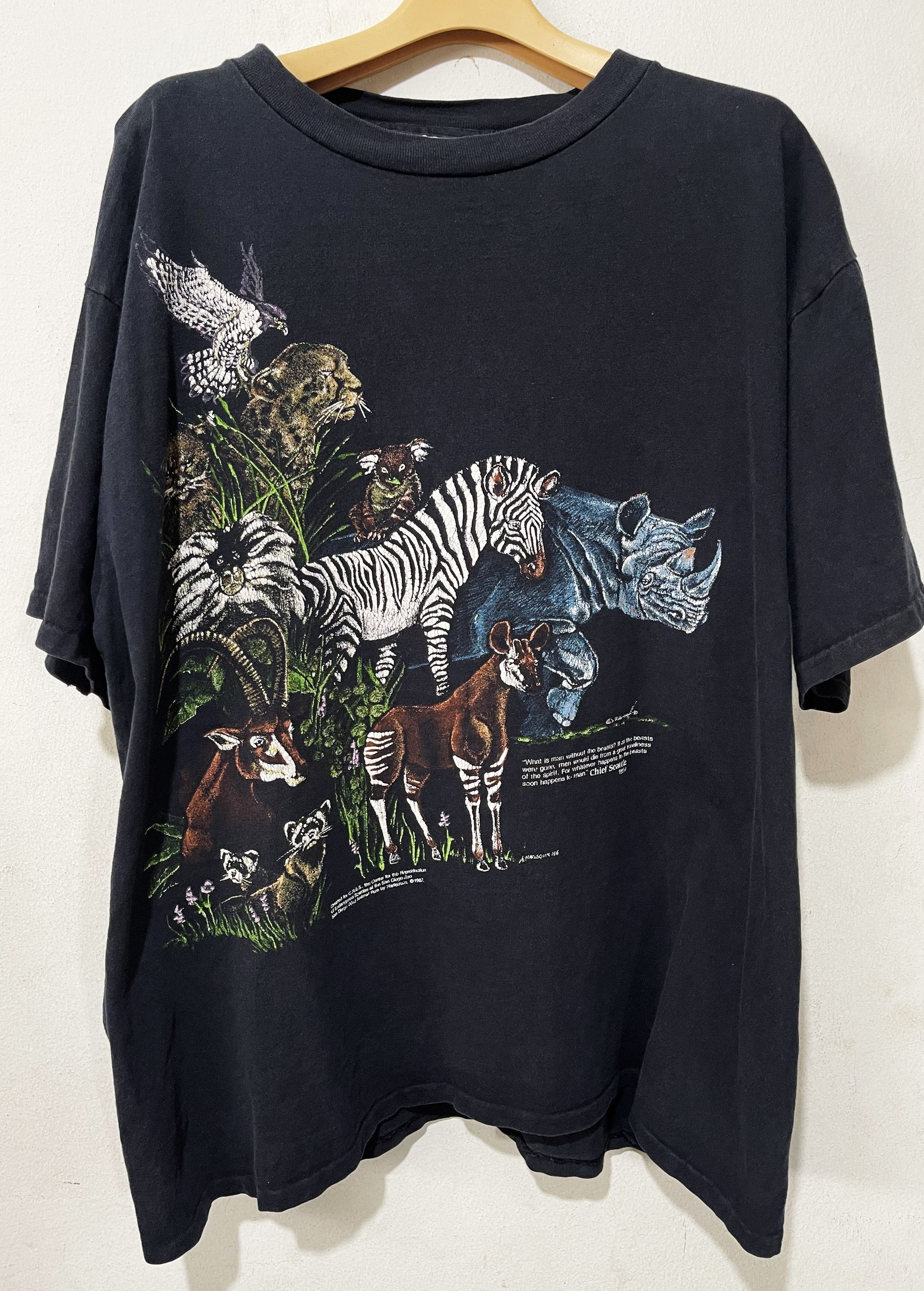 Arts & Science × Vintage Vintage 90s San Diego Zoo Shirt Size US XL / EU 56 / 4 - 1 Thumbnail