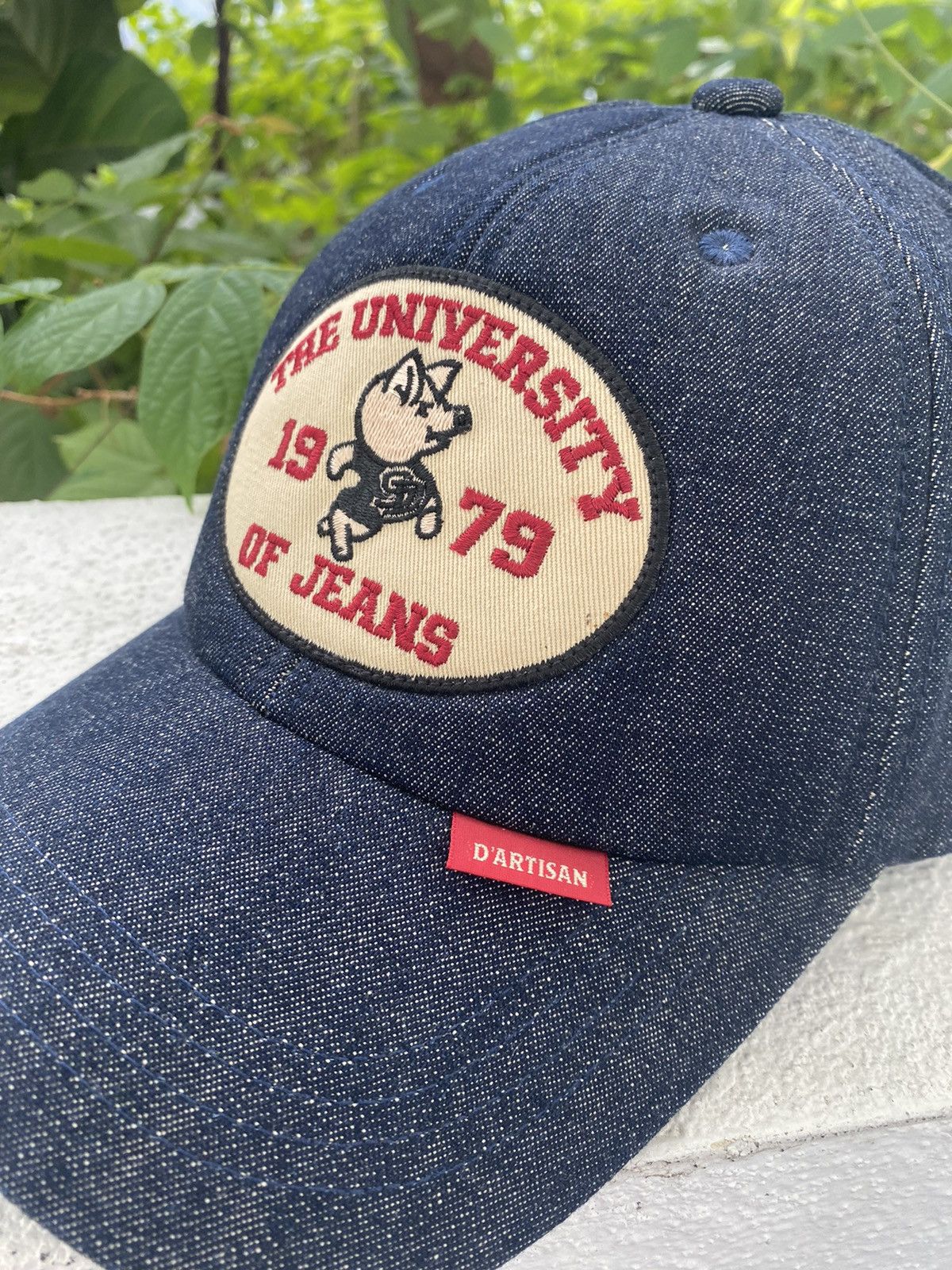 Studio D'Artisan D'artisan University of Jeans Denim cap Size ONE SIZE - 3 Thumbnail