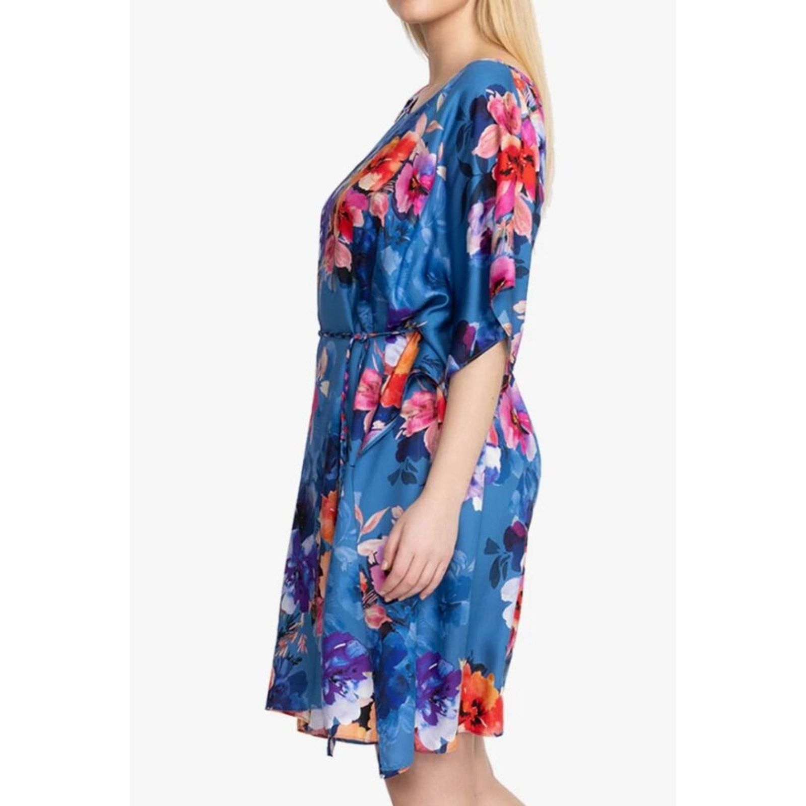 Johnny Was JOHNNY WAS Summer Days Dress With Braided Tie Summer Blue Size XL / US 12-14 / IT 48-50 - 3 Thumbnail