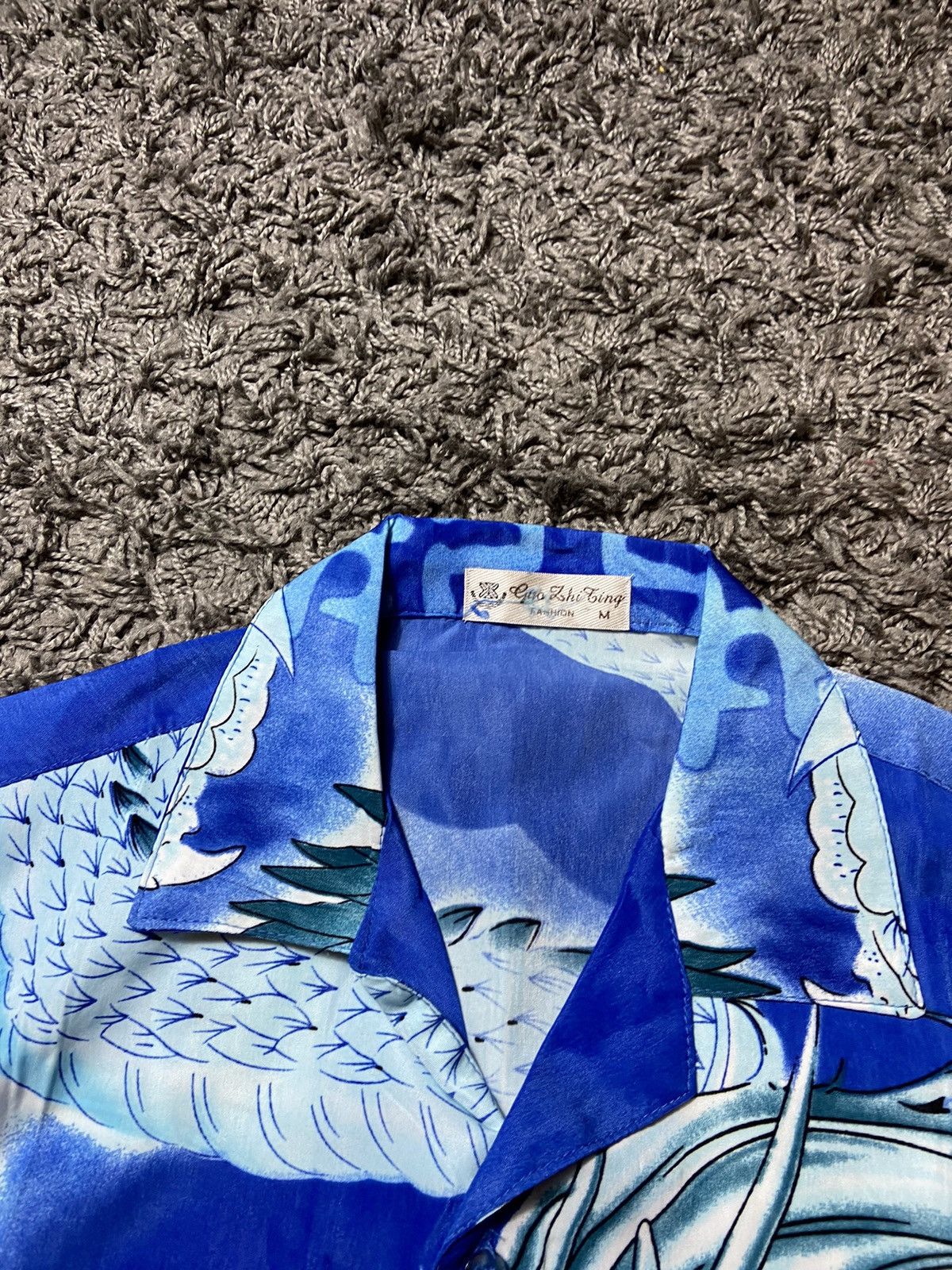 Japanese Brand × Vintage VINTAGE 00s HAWAIIAN SHIRT JAPAN STYLE ANIME Size US M / EU 48-50 / 2 - 3 Thumbnail