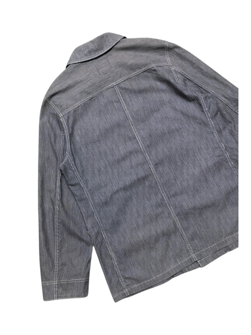 BIGI VINTAGE MEN'S BIGI HICKORY CHORE JACKET MADE IN USA Size US L / EU 52-54 / 3 - 6 Thumbnail