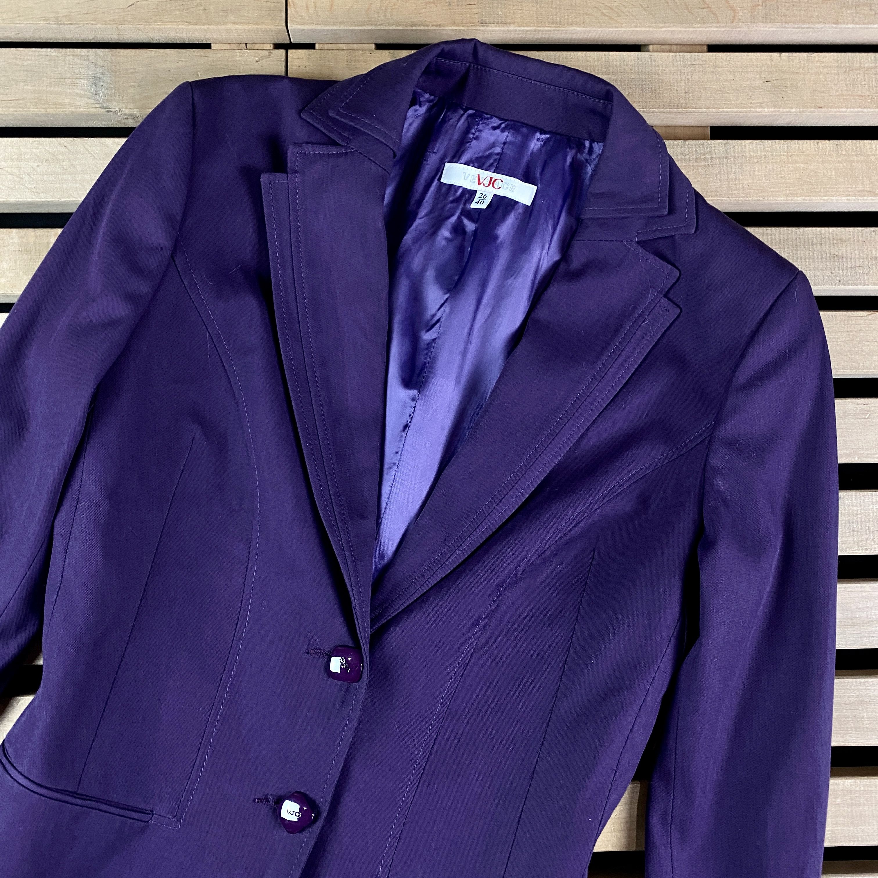 Versace Women’s Blazer Jacket Versace Size 26/40 Two Button Size 3XL / US 20-22 - 2 Thumbnail