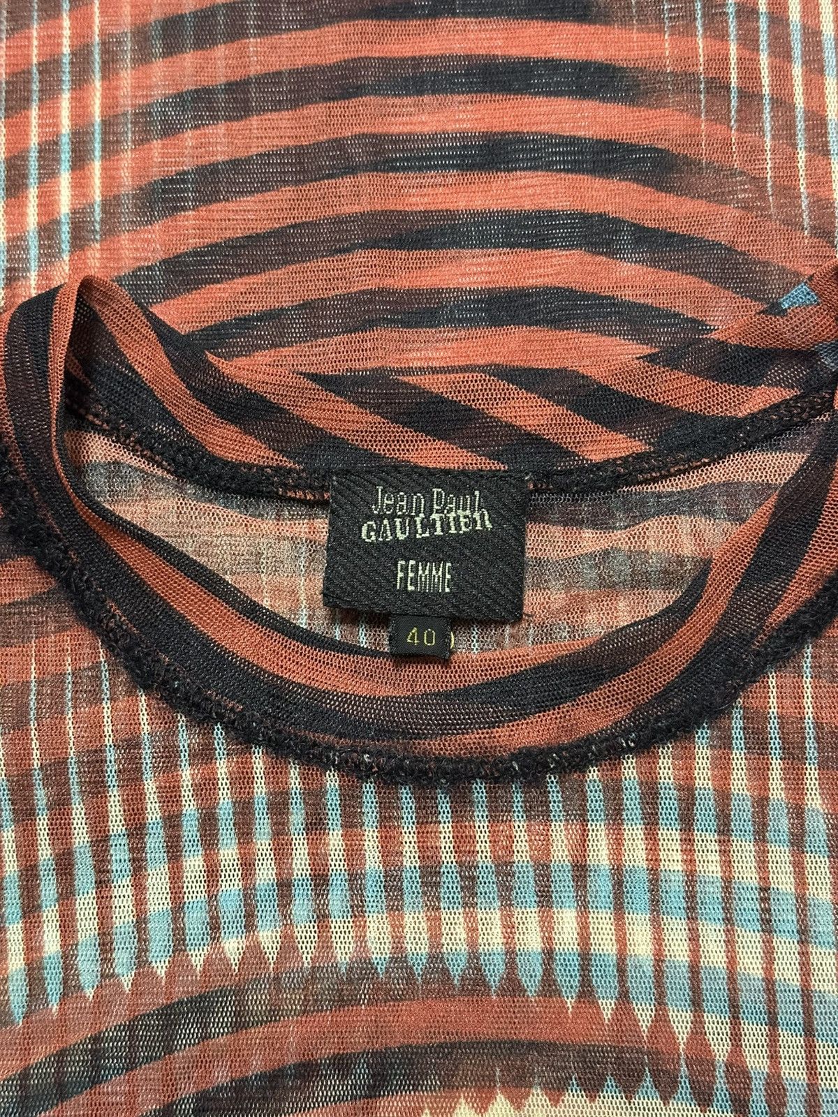 Jean Paul Gaultier JEAN PAUL GAULTIER F/W 2001 Marlene Dietrich Long Sleeve Top Size M / US 6-8 / IT 42-44 - 6 Thumbnail