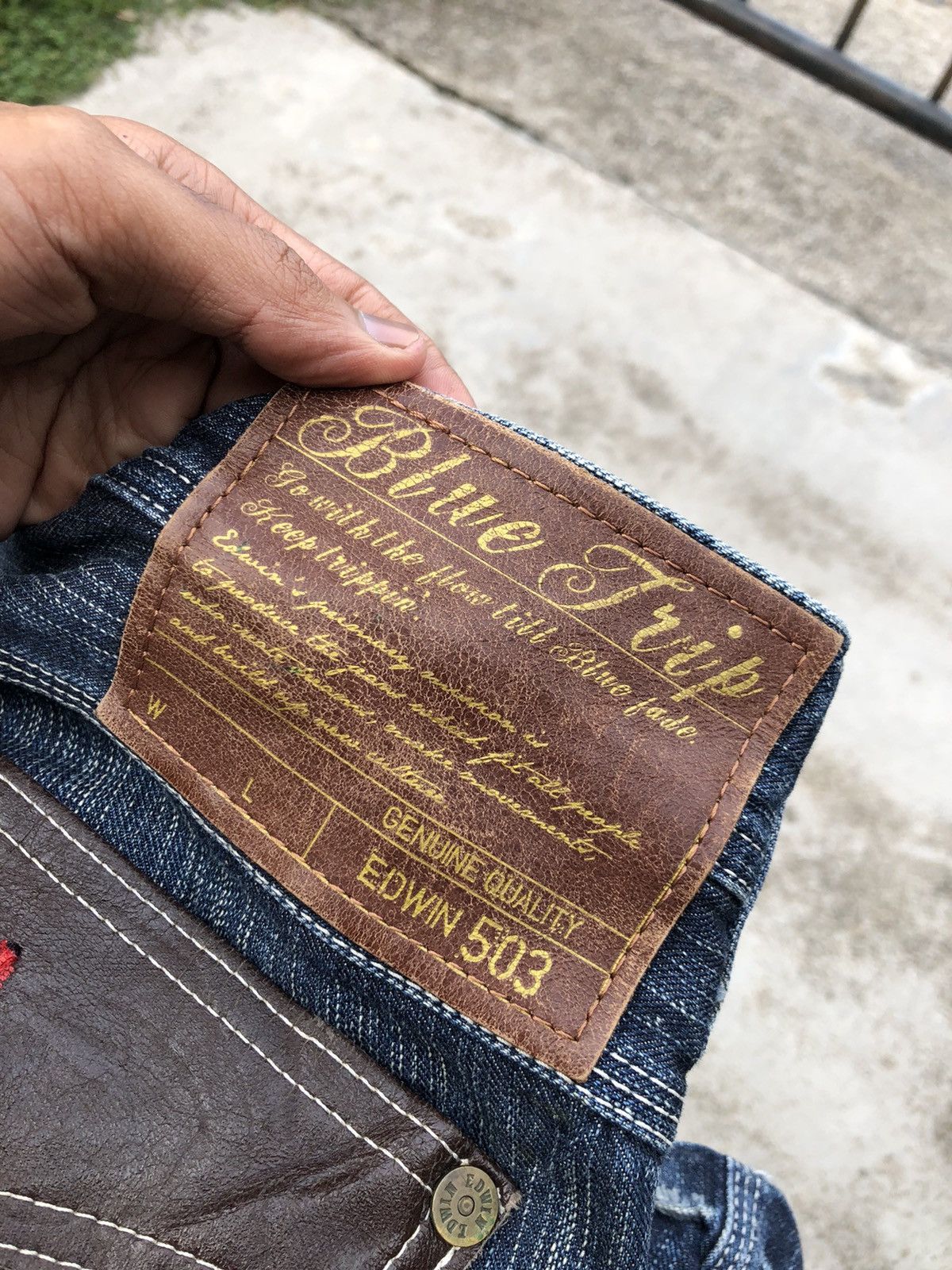 Edwin DISTRESSED CARPENTER DENIM BY EDWIN Size US 30 / EU 46 - 7 Thumbnail