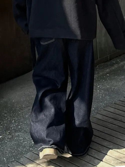 Japanese Brand Casual Fit Cargo Distressed jeans Size US 32 / EU 48 - 2 Thumbnail