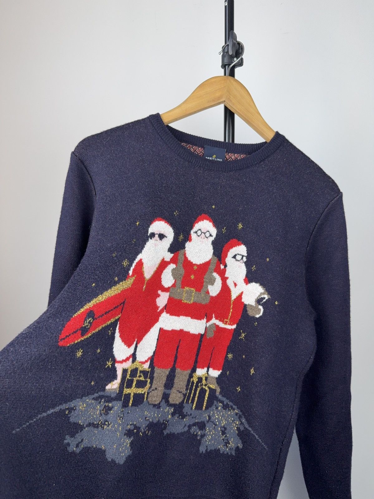 Breitling Vintage 00s Retro Rare Luxury official Breitling Sweater Size US M / EU 48-50 / 2 - 3 Thumbnail