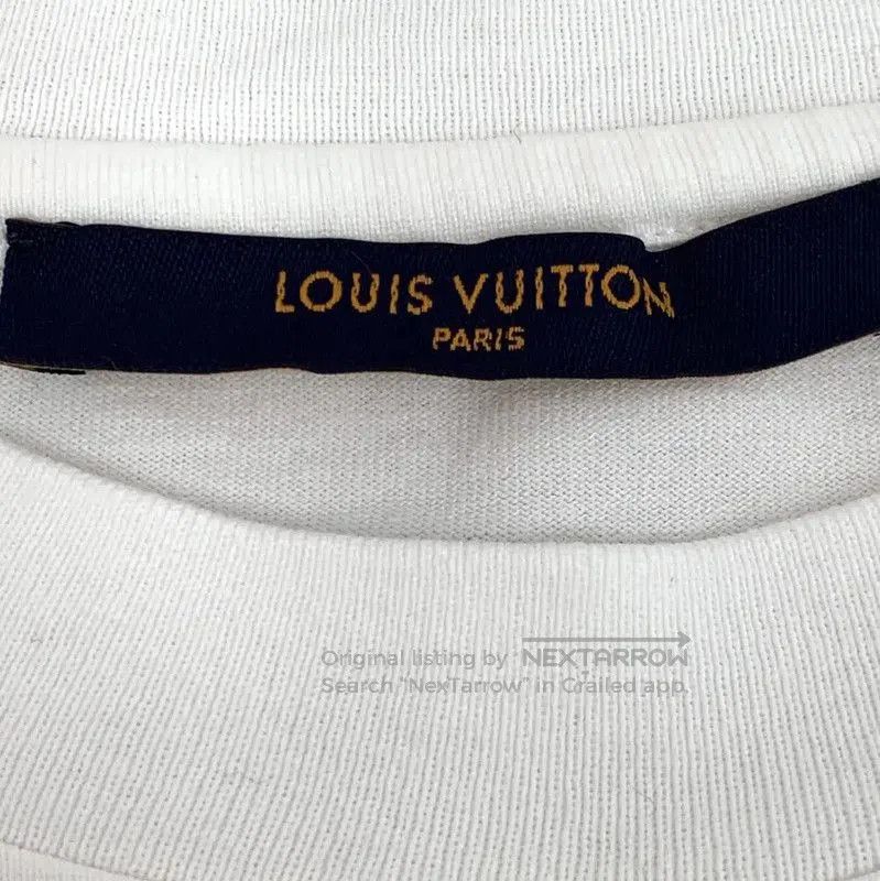 Louis Vuitton Louis Vuitton White Cotton T-Shirt for Men . Size US S / EU 44-46 / 1 - 6 Thumbnail