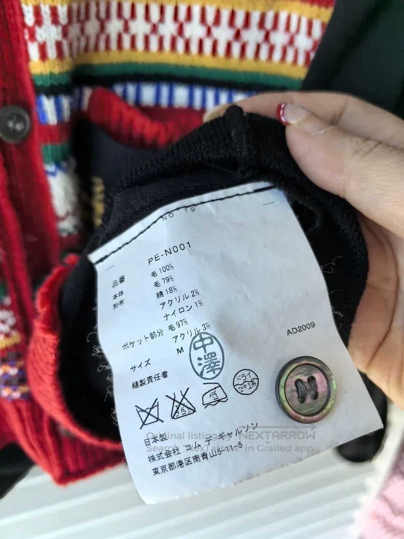 Comme des Garcons Comme Des Garcons Wool Patchwork Cardigan Size US M / EU 48-50 / 2 - 4 Thumbnail