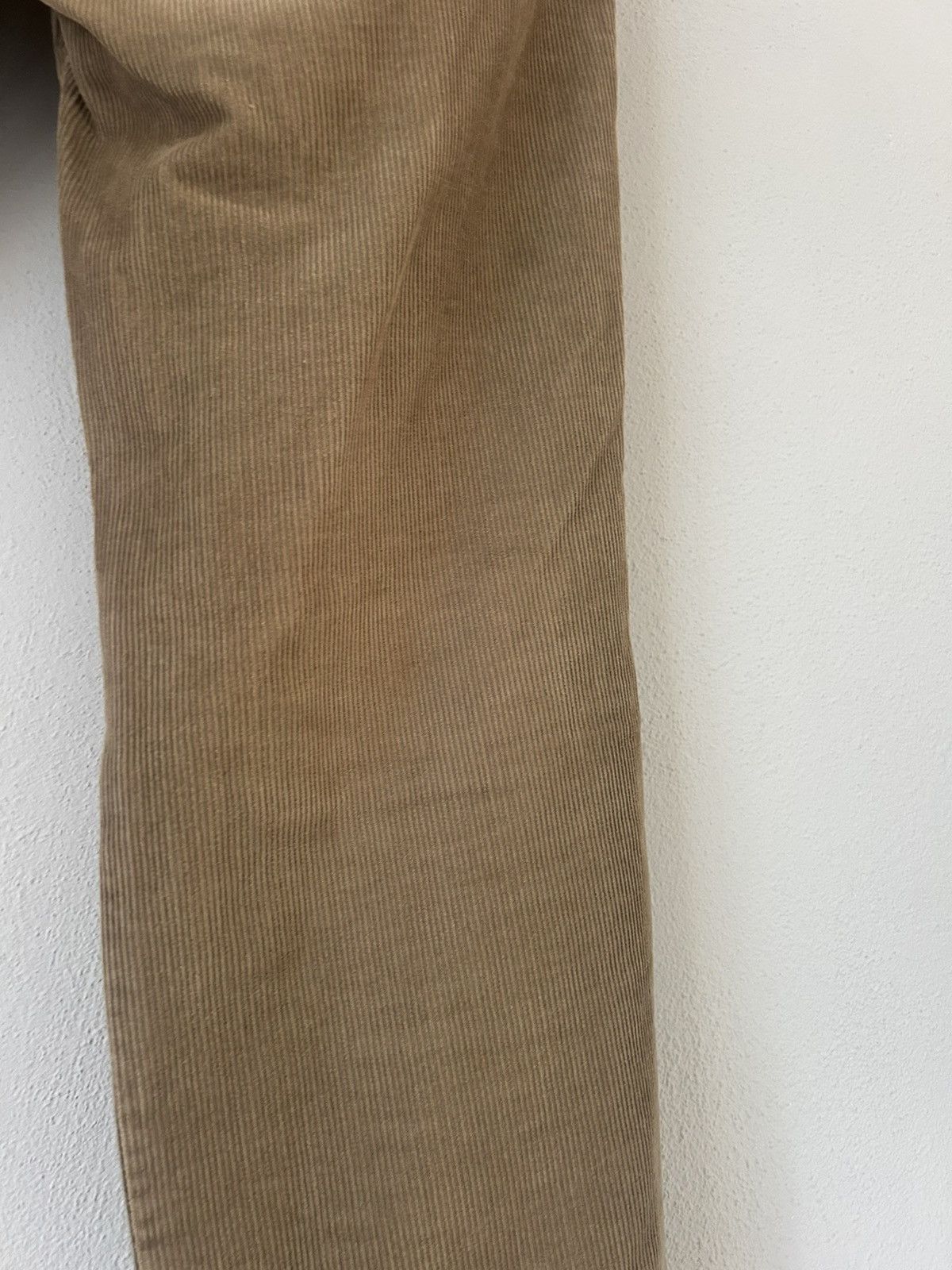Dries Van Noten Dolce & Gabbana Brown Distressed Corduroy Pants Size US 33 - 12 Thumbnail