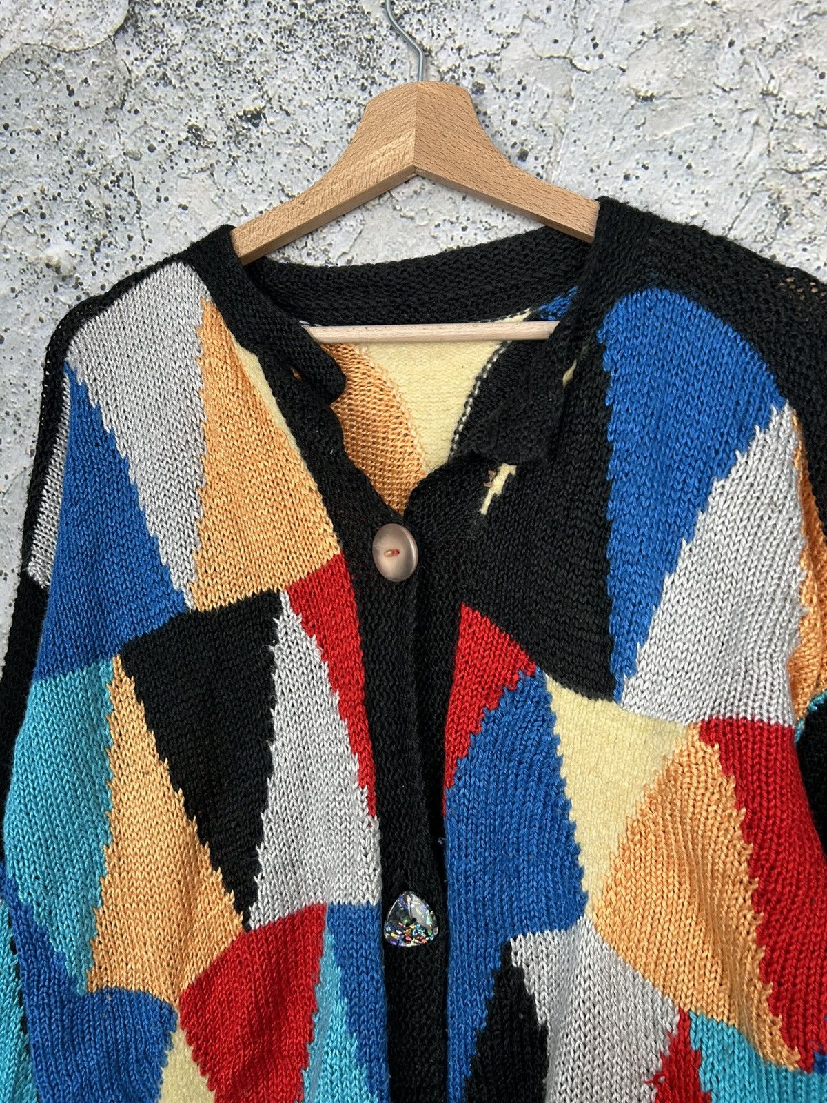 Vintage Vintage Avant Grade Hand Made Japanese Cardigan Sweater Size US M / EU 48-50 / 2 - 3 Thumbnail
