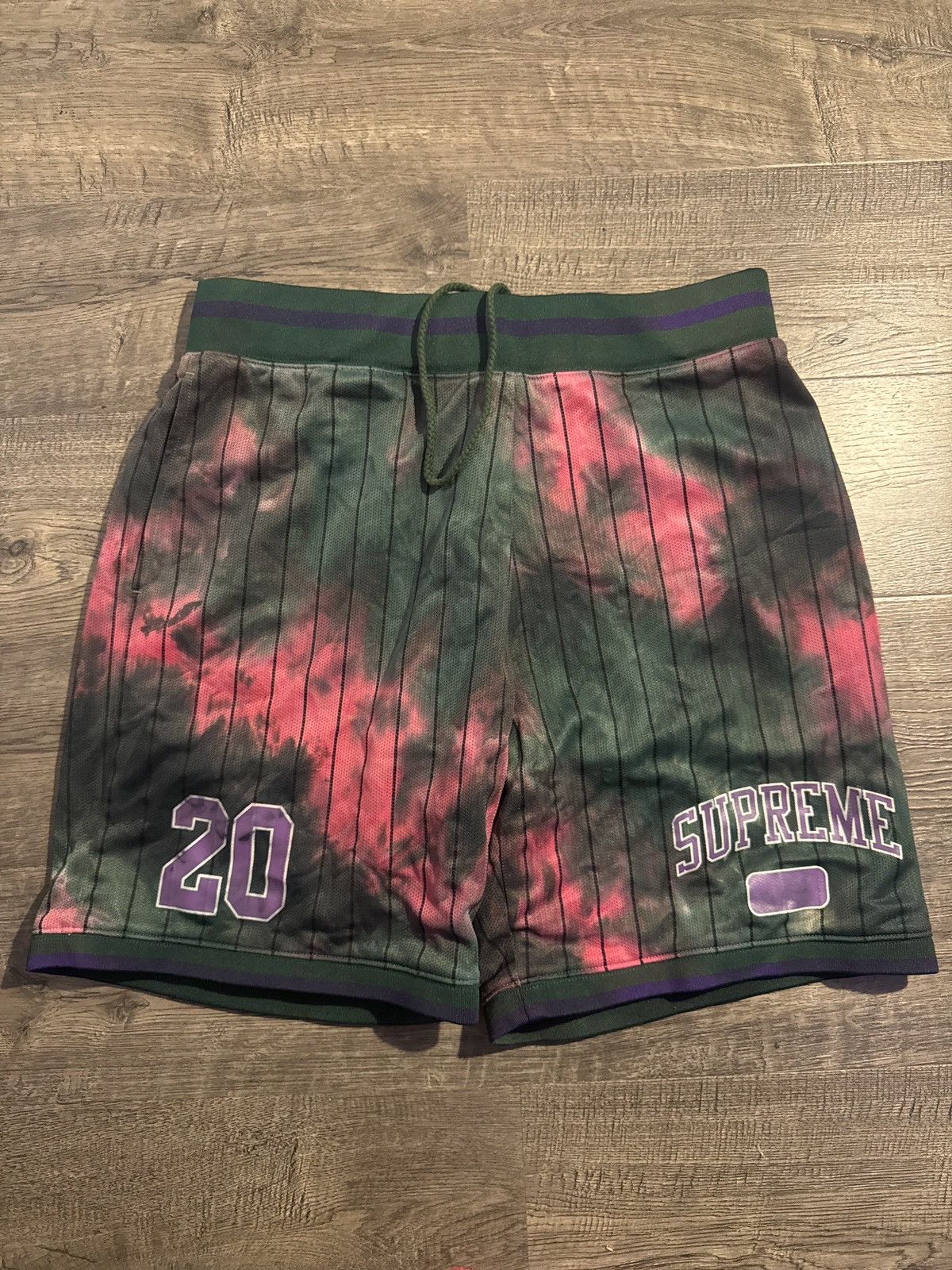 Supreme Tie Dye Basketball Shorts Size: S Size US 30 / EU 46 - 1 Thumbnail