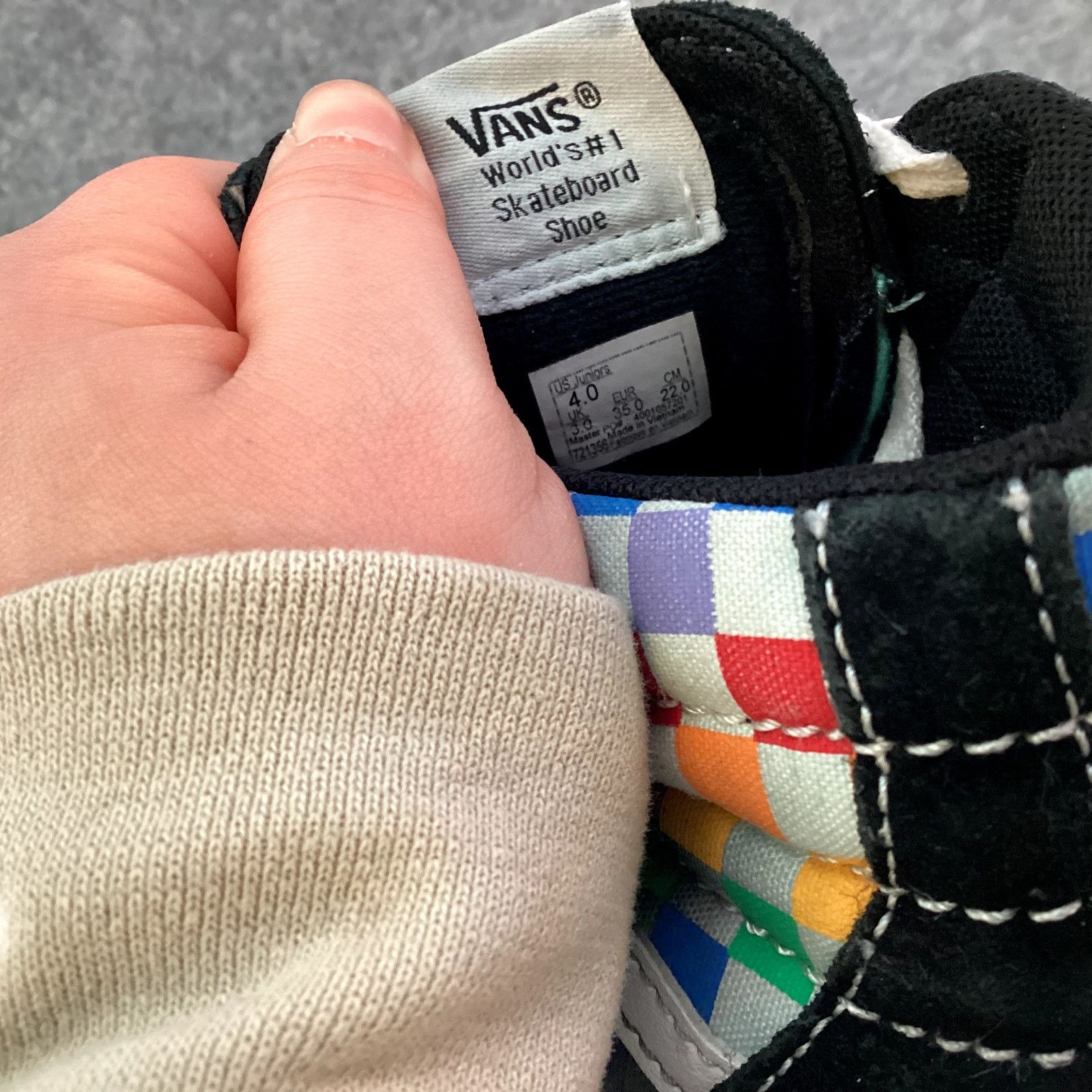 Vans Vans Sk8-Hi ComfyCush Rainbow High Top Shoes Women’s 5.5 Size US 5.5 / IT 35.5 - 9 Thumbnail