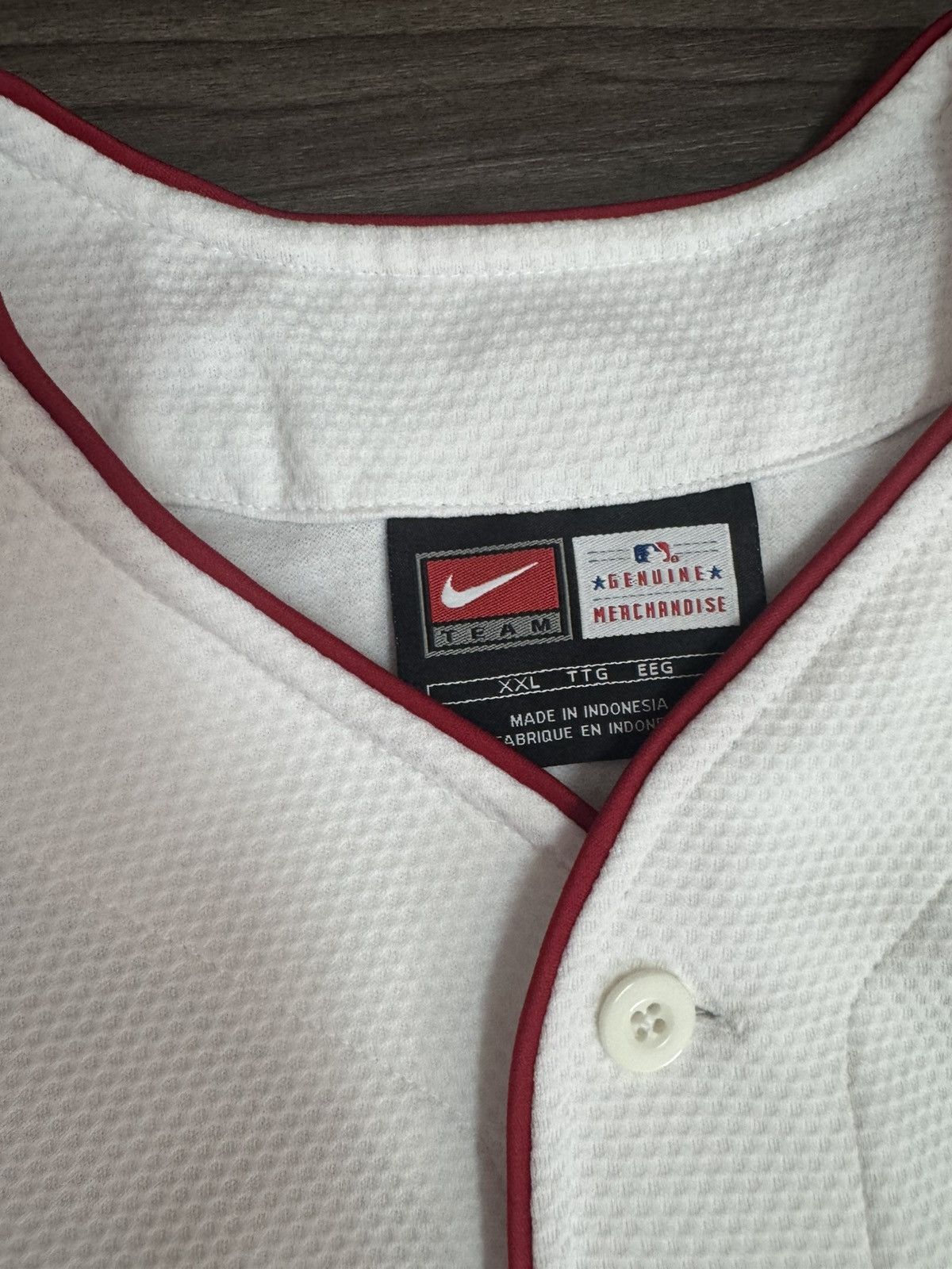 Nike Anaheim Los Angeles Angels MLB Stitched Patch Jersey Size US XXL / EU 58 / 5 - 6 Thumbnail