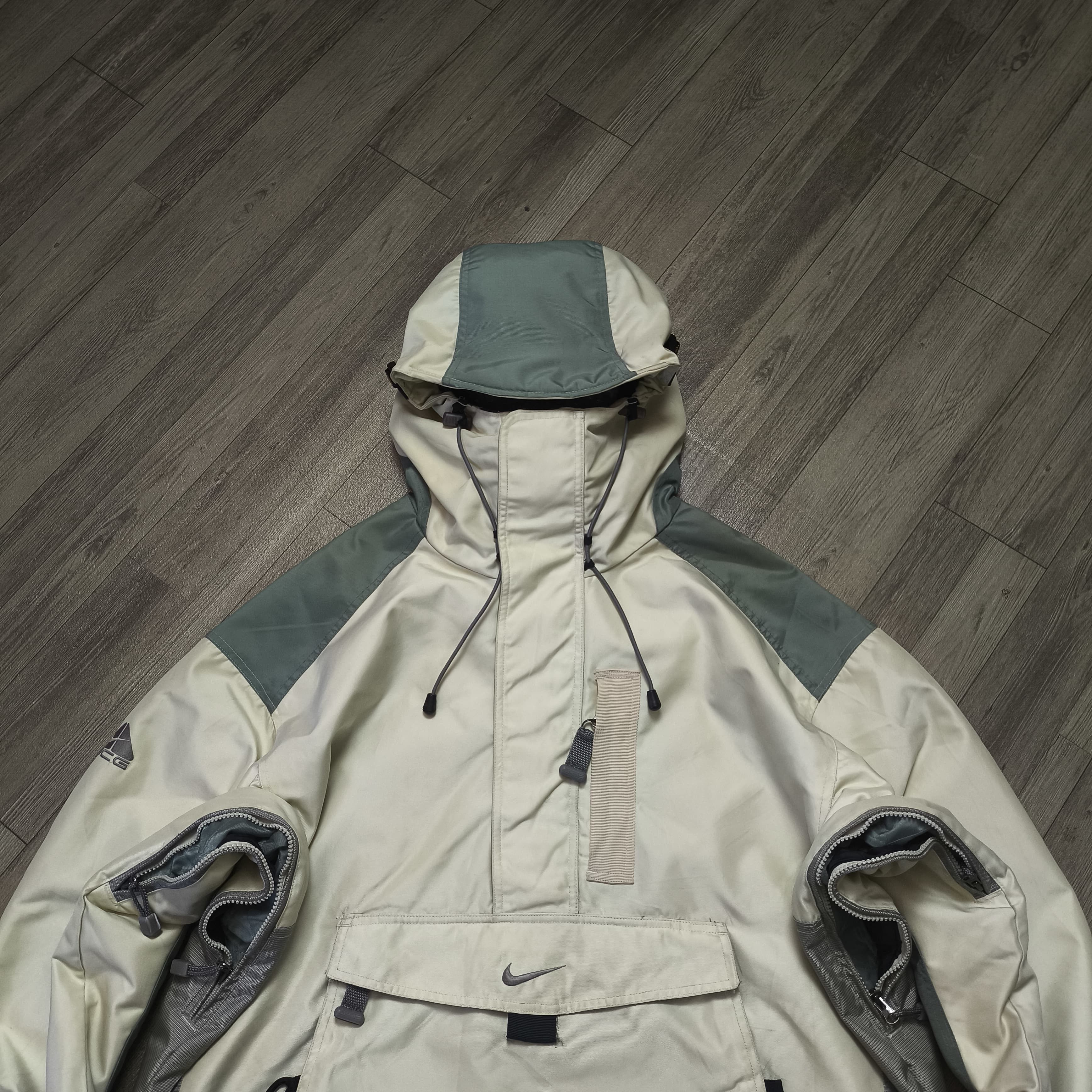 Goretex × Nike ACG Nike ACG Padded Half Zip Winter Anorak Jacket (1990s) Size US XL / EU 56 / 4 - 3 Thumbnail