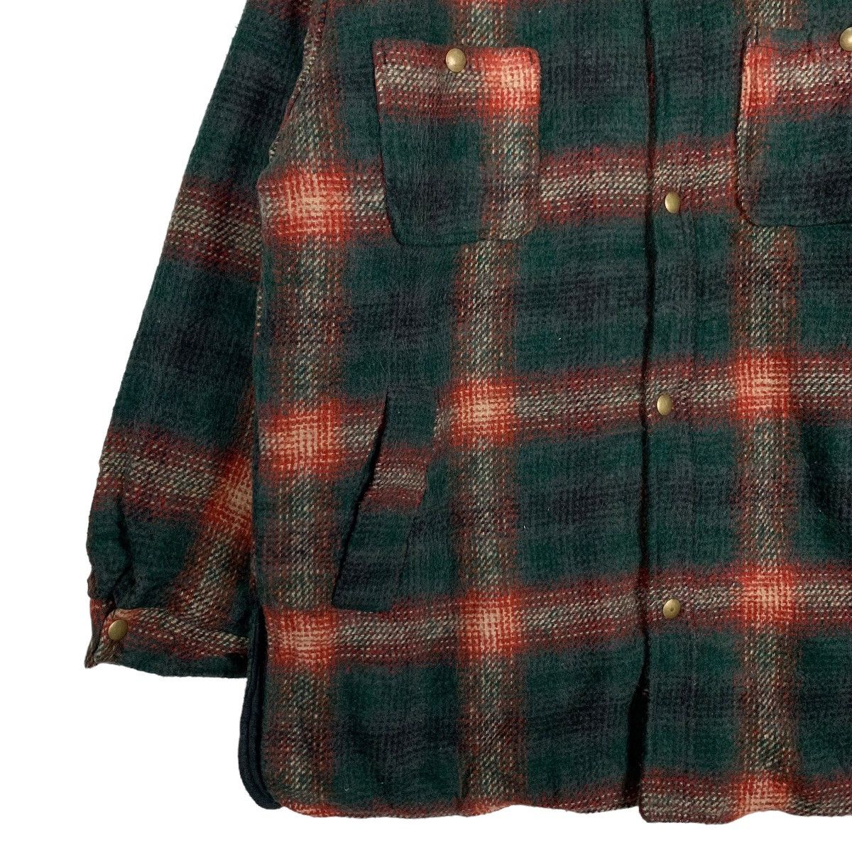 Flannel CAL CRAFT Shadow Plaid Checked Flannel Jacket #0016-C1 Size US M / EU 48-50 / 2 - 4 Thumbnail