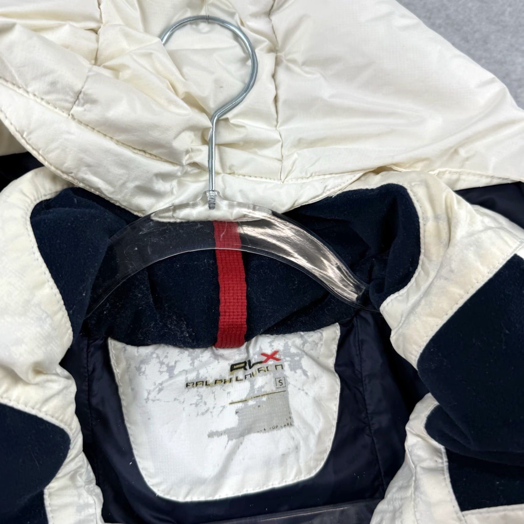 Ralph Lauren VINTAGE Ralph Lauren RLX Expedition Ski Hooded Puffer Jacket Small Down White Mens Jacket Parka Skiing Size US S / EU 44-46 / 1 - 6 Thumbnail