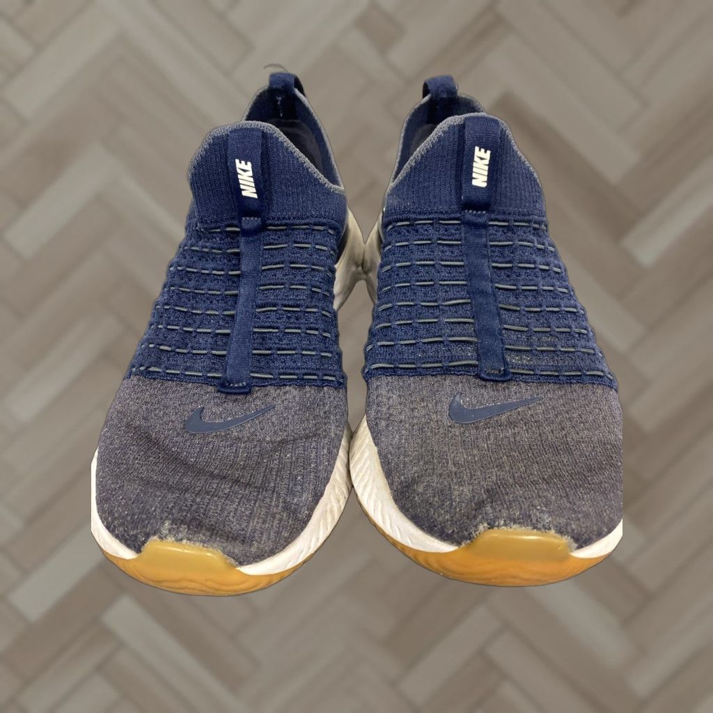 Nike NIKE React Phantom Run Flyknit 2 Slip On Sneakers Men's Size 11 College Navy Athletic Size US 11 / EU 44 - 1 Thumbnail