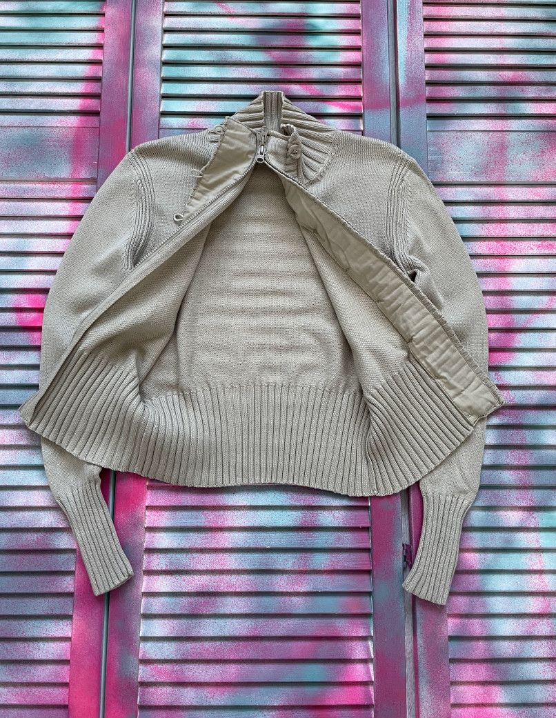 Other Vintage Knit Cardigan Military Style Tech Wear Size M / US 6-8 / IT 42-44 - 3 Thumbnail