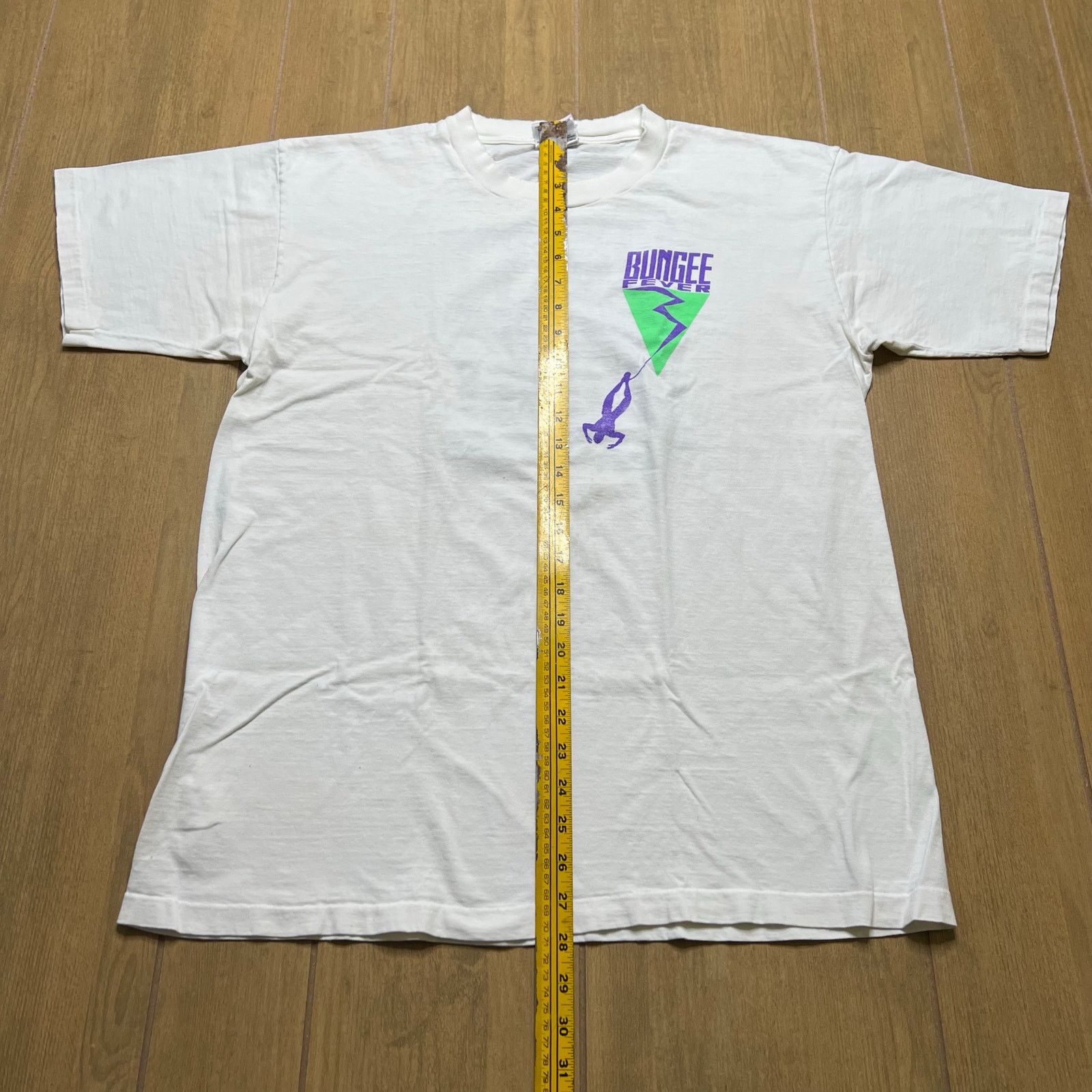 Vintage Vintage Bungee Fever T Shirt XL Oneita Power Made USA 90s Size US XL / EU 56 / 4 - 7 Thumbnail