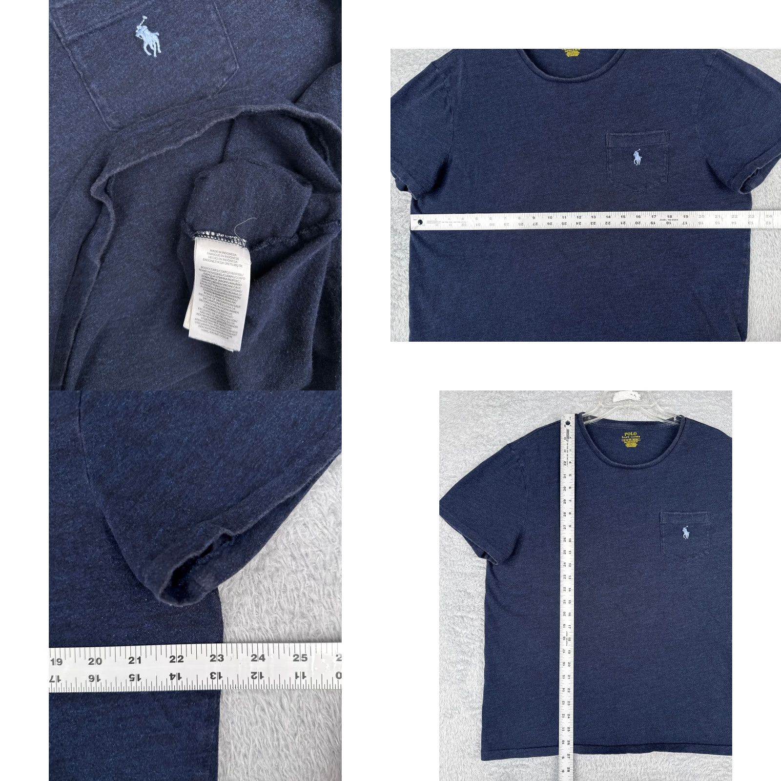 Ralph Lauren Polo Ralph Lauren Shirt Adult XL Blue Short Sleeve Cotton Slim Fit Size US XL / EU 56 / 4 - 8 Thumbnail