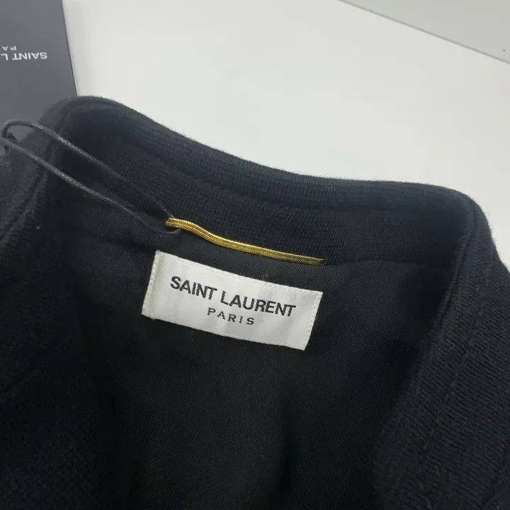 Saint Laurent Paris Saint Laurent Black Long Sleeve Dress -2507 Size M / US 6-8 / IT 42-44 - 5 Thumbnail