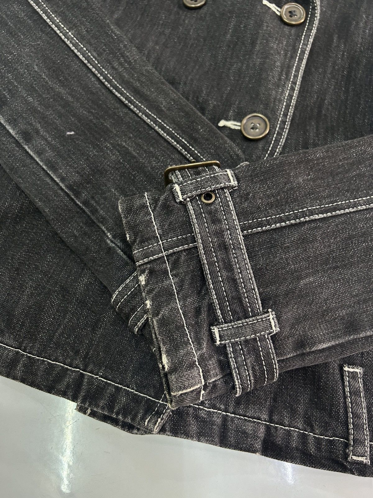 Japanese Brand × Vintage 💥vintage japanese denim jacket punk style Size US S / EU 44-46 / 1 - 14 Thumbnail