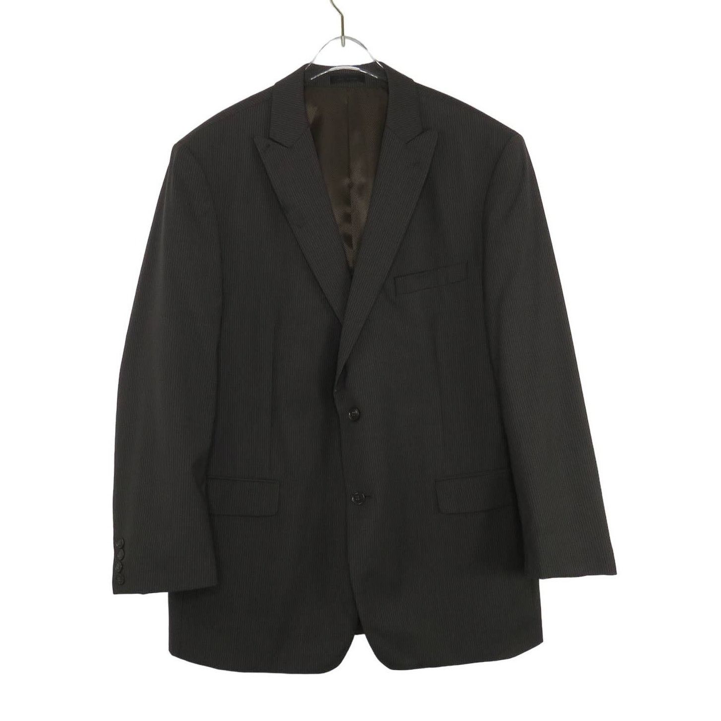 Andrew Fezza Andrew Fezza Men's Charcoal Gray Suit Jacket 46R Size 46R - 2 Thumbnail