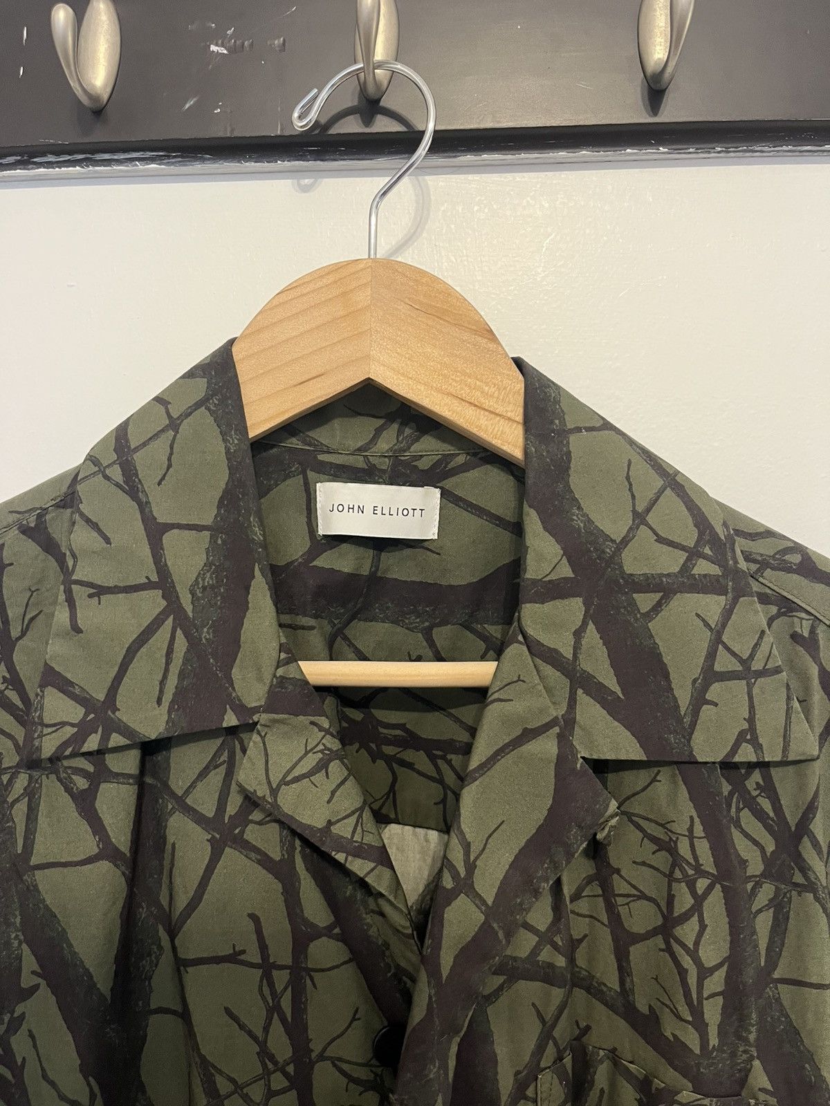 John Elliott Green Tree Camp Canp-collar shirt Size US M / EU 48-50 / 2 - 2 Thumbnail