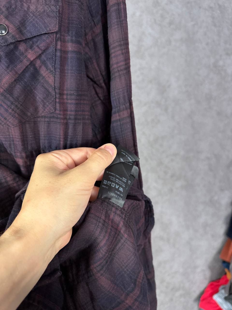 Allsaints Allsaints vintage designer pocket shirt Size US S / EU 44-46 / 1 - 4 Thumbnail