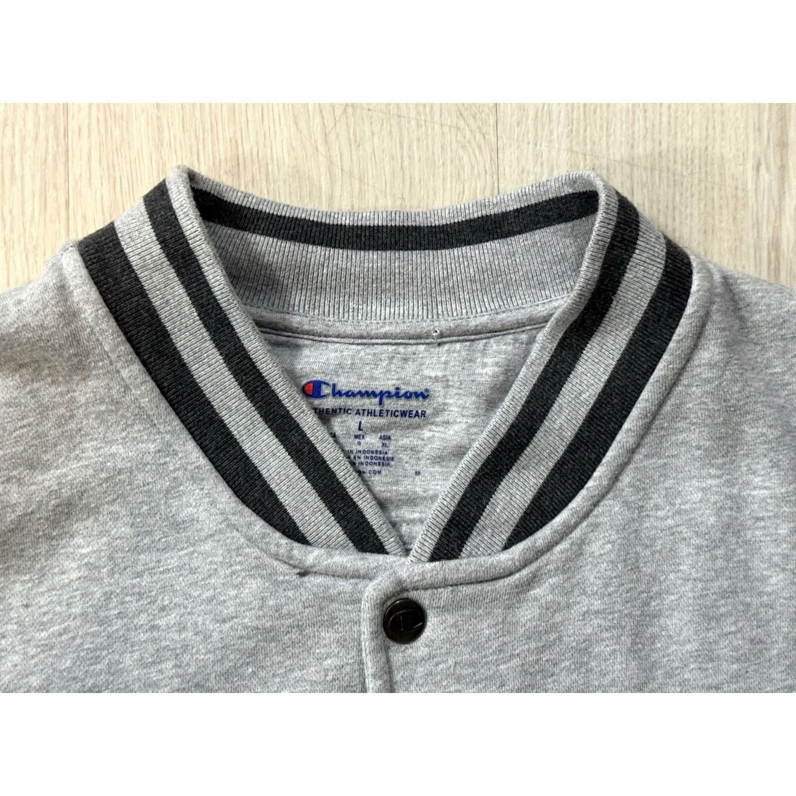 Champion VINTAGE Champion The Disco Biscuits Fleece Bomber Jacket L Men Gray 90s Band Rock Limited Edition Size US L / EU 52-54 / 3 - 5 Thumbnail