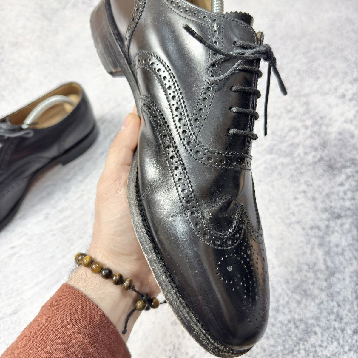 Handmade × Loake Loake 202 B Mens Oxfords Brogues US11.5 UK10.5 EU44.5 29.5cm Size US 11.5 / EU 44-45 - 6 Thumbnail