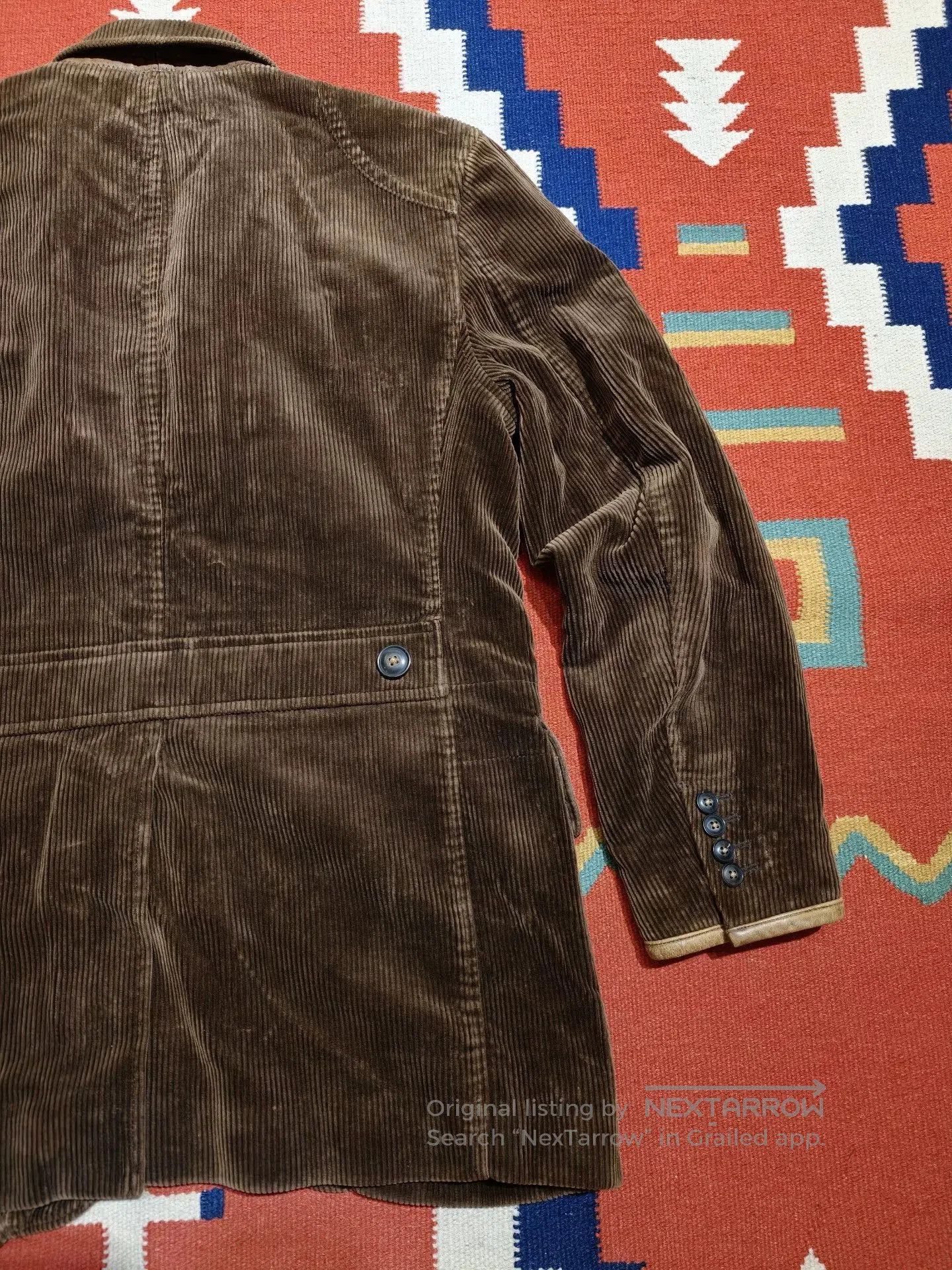 RRL Ralph Lauren RRL Ralph Lauren Corduroy Leather Trim Jacket. Size US S / EU 44-46 / 1 - 9 Thumbnail