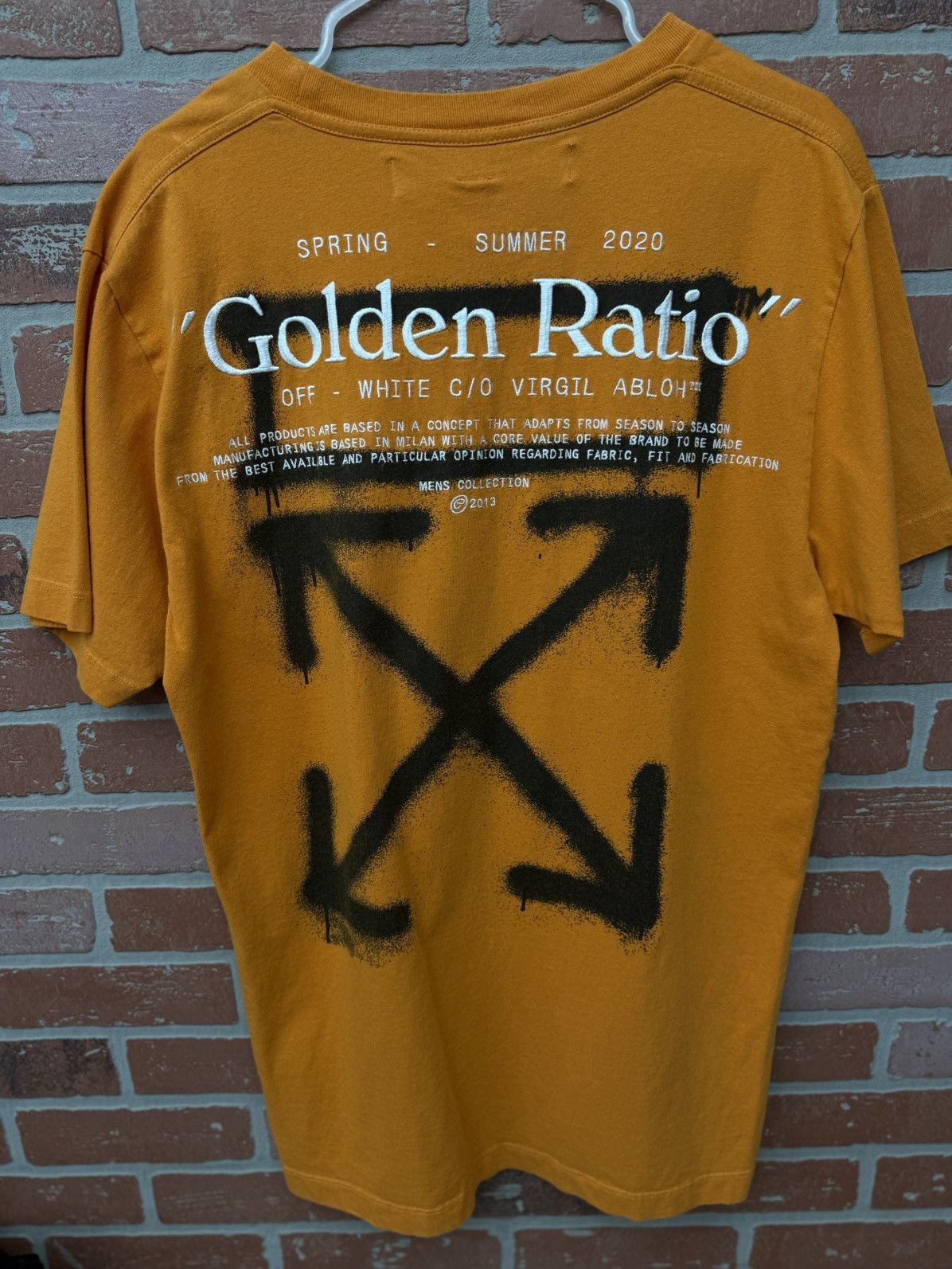 Off-White Off White Virgil Abloh Tee Shirt Size XL Pre Owned 🧼 Size US XL / EU 56 / 4 - 4 Thumbnail