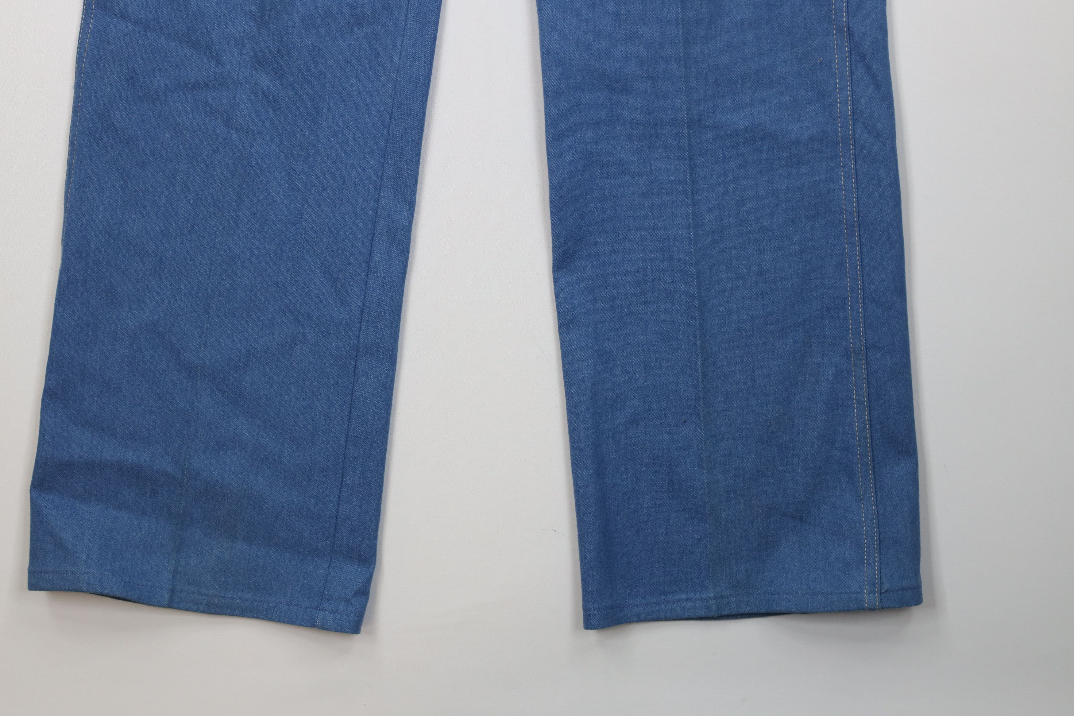 Vintage Vintage 70s Streetwear Wide Leg Bell Bottoms Denim Jeans USA Size US 38 / EU 54 - 5 Thumbnail