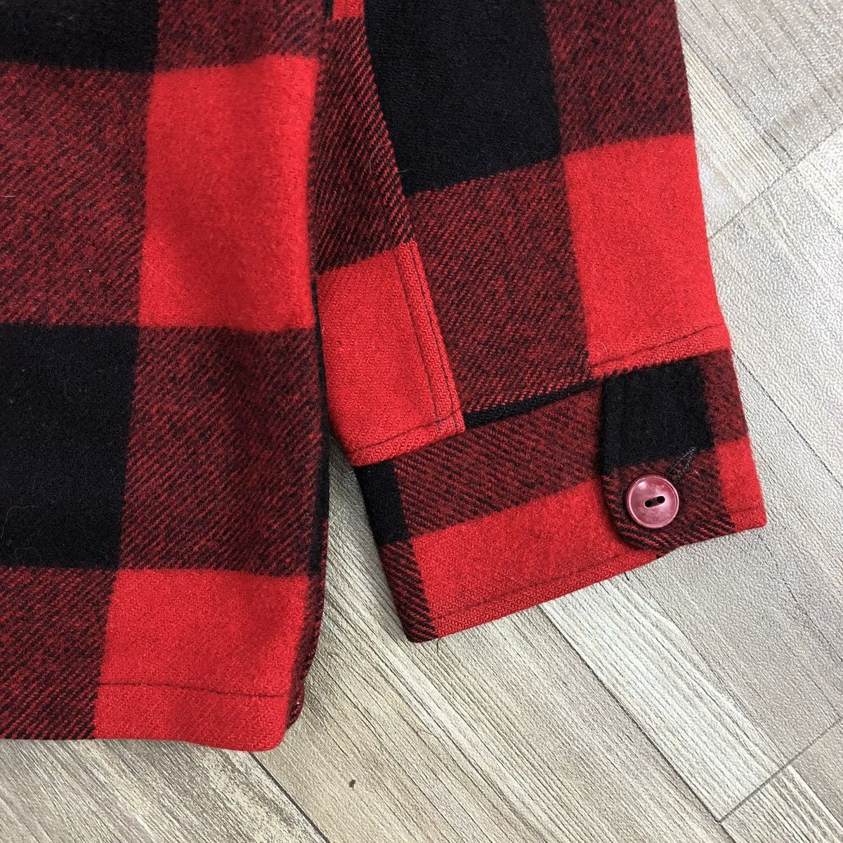 Woolrich Woolen Mills Vintage 60s Woolrich Buffalo Plaid Wool Mackinaw USA Outer Size US XL / EU 56 / 4 - 10 Thumbnail