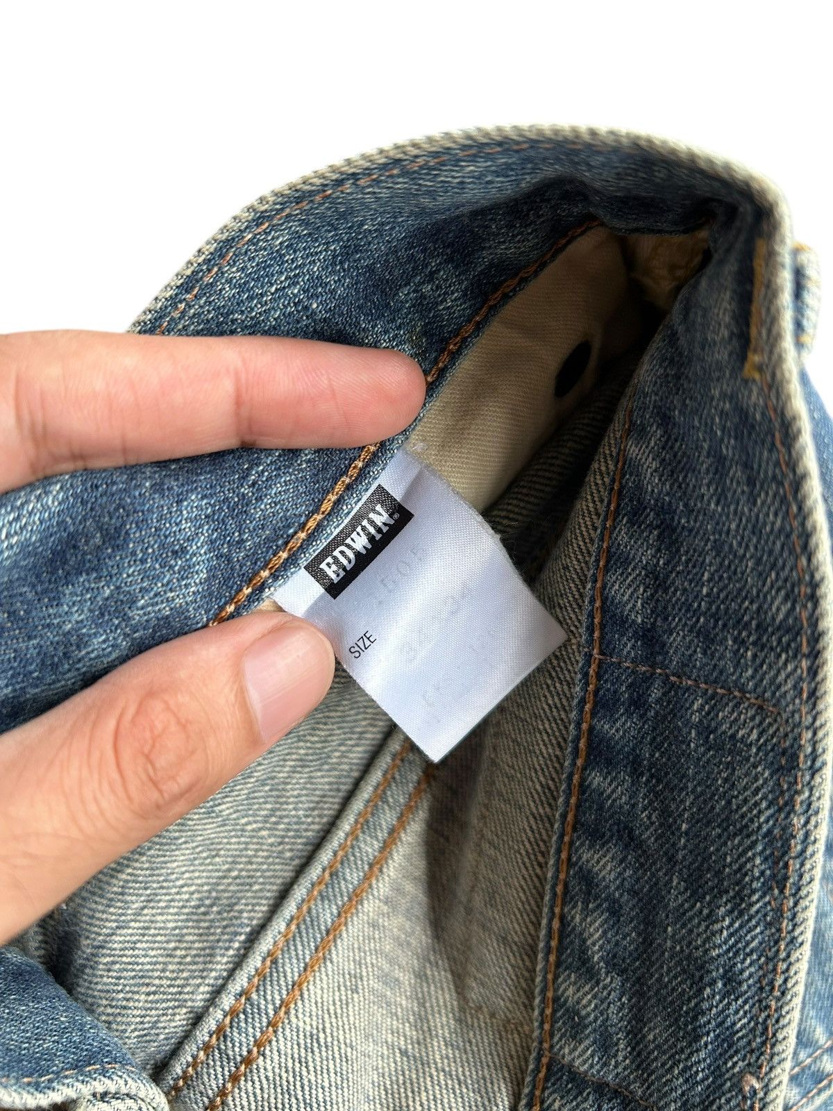 Japanese Brand × Kapital × Vintage Edwin Selvedge Baggy Mudwash Denim Jeans Vintage Size US 35 - 10 Thumbnail