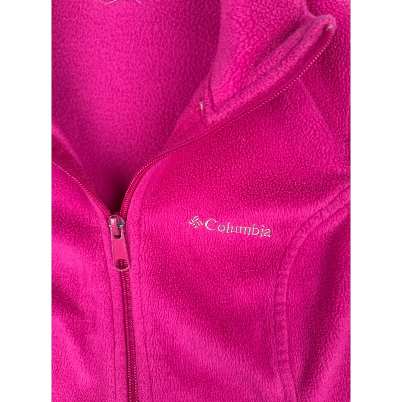 Pinko VINTAGE Columbia Vest Women XS Pink Fleece Polyester Full Zip Walking Golf Size S / US 4 / IT 40 - 6 Thumbnail