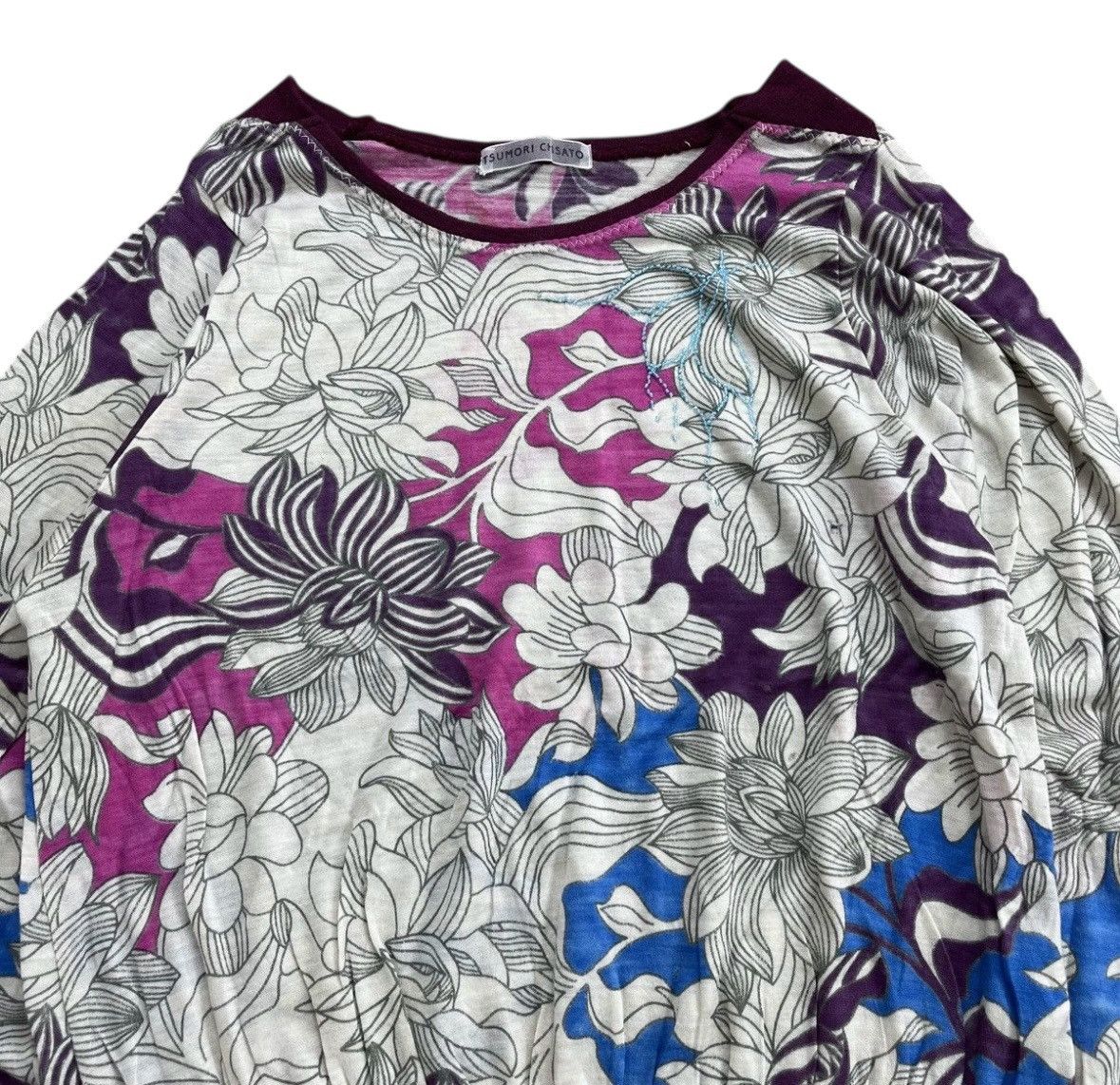 Issey Miyake 2000s Tsumori Chisato by Issey Miyake LongSleeve Blouse Size US M / EU 48-50 / 2 - 3 Thumbnail