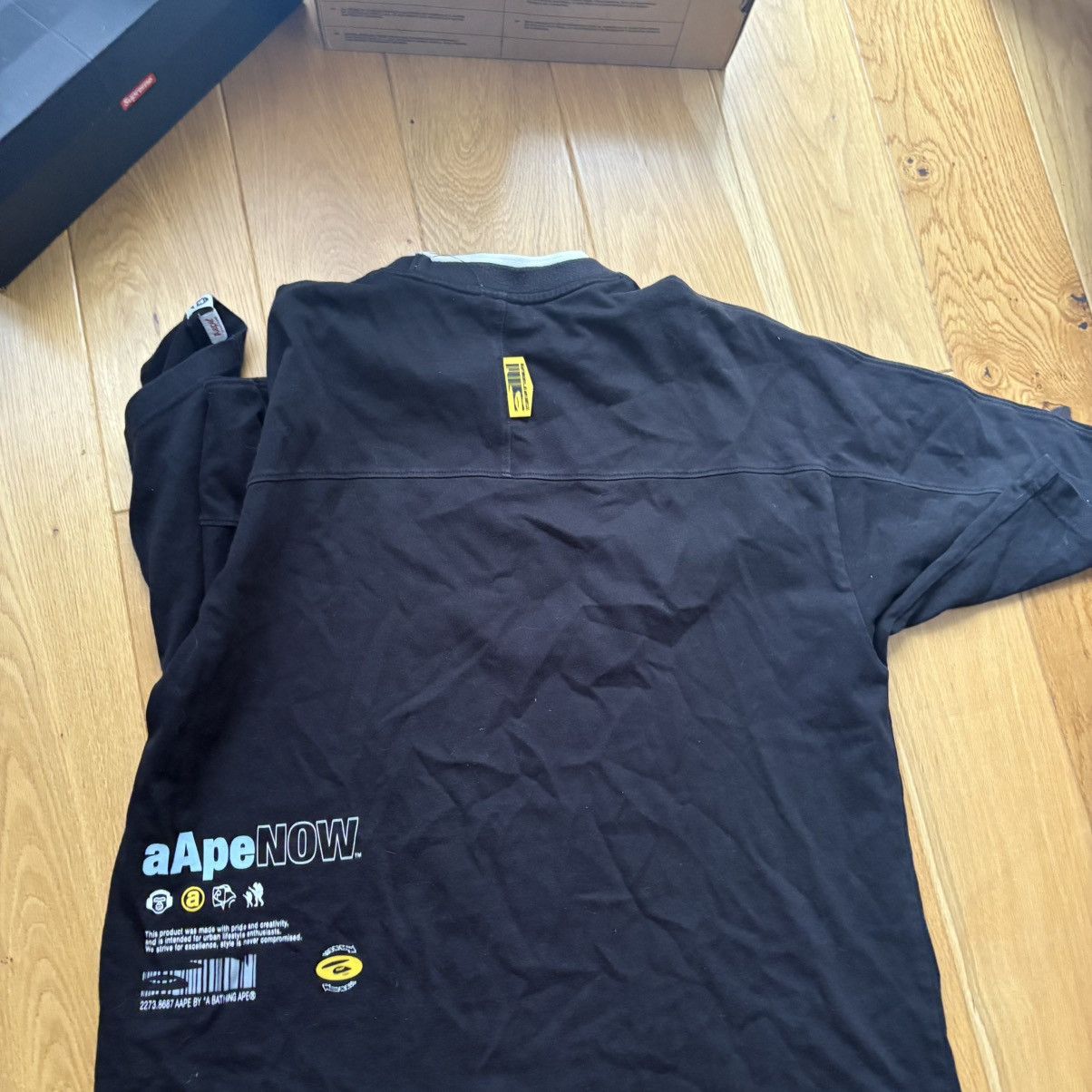 Aape A bathing ape t-shirt jersey Size US S / EU 44-46 / 1 - 6 Thumbnail