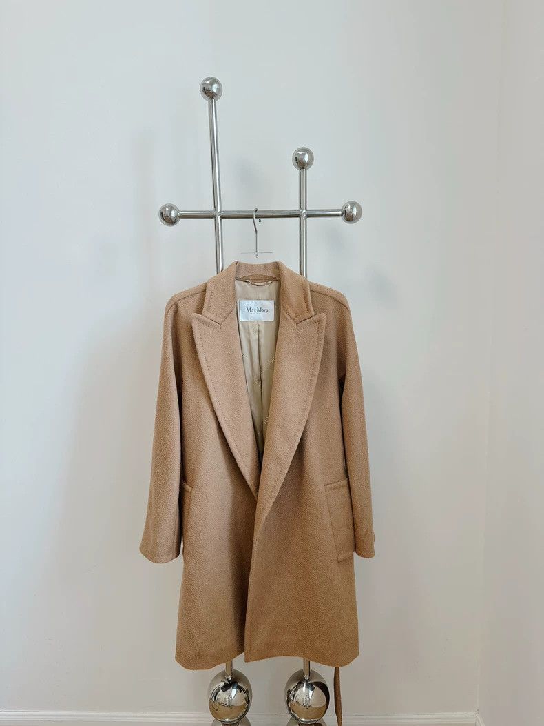 Other MaxMara Camel Wool Mid-Length Coat-2508 Size US M / EU 48-50 / 2 - 2 Thumbnail