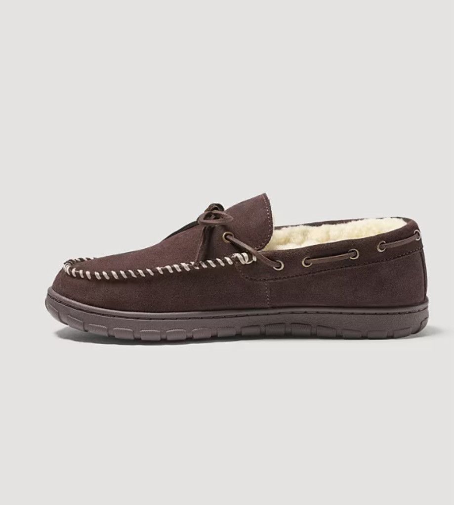 Eddie Bauer Eddie Bauer Shearling-Lined Moccasin Slippers Size US 10 / EU 43 - 12 Thumbnail