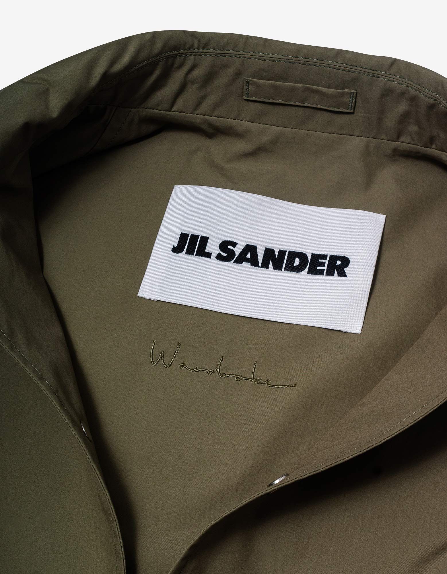 Jil Sander Jil Sander Green Logo Blouson Size US S / EU 44-46 / 1 - 5 Thumbnail