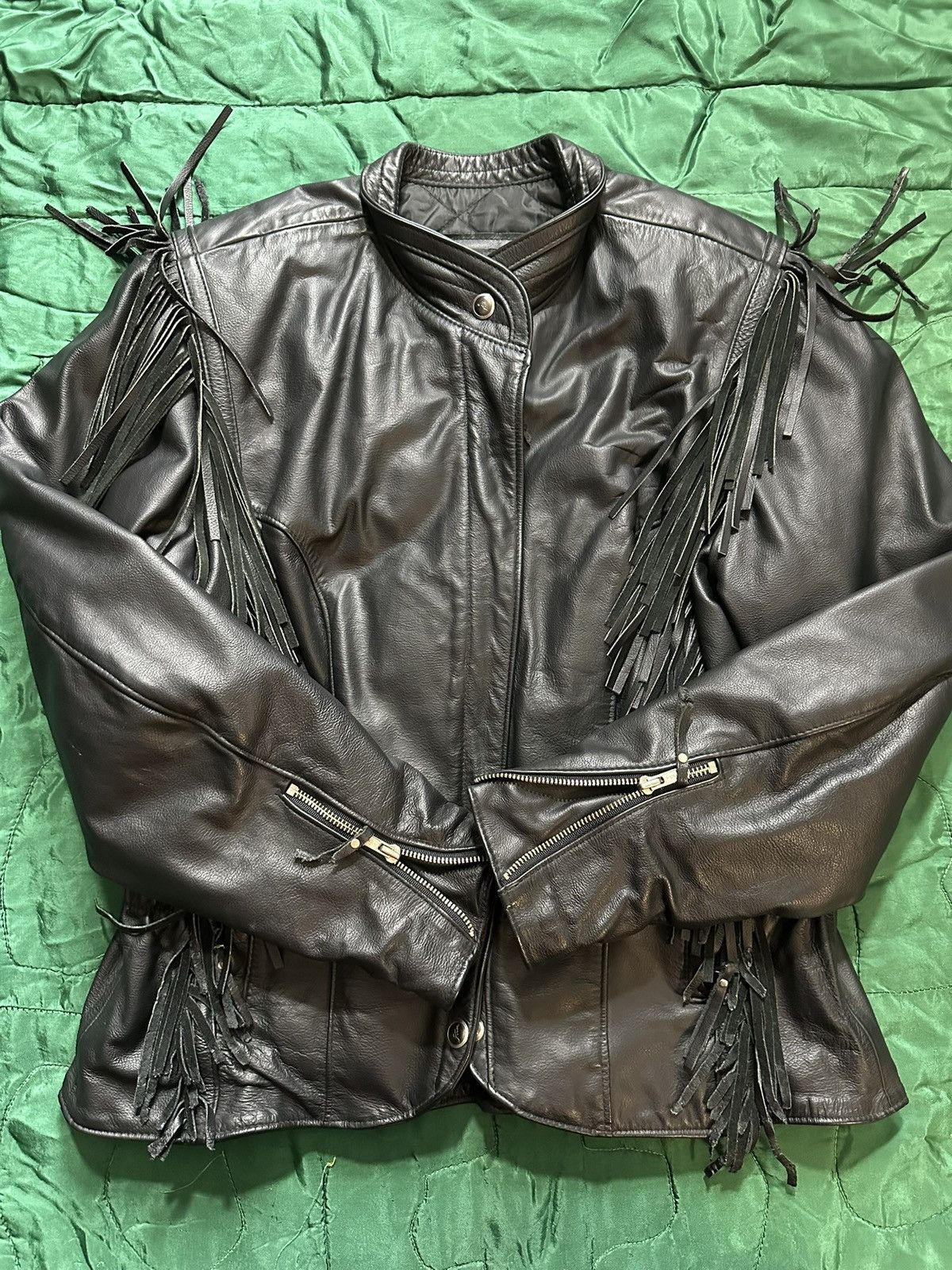 Harley Davidson VTG Harley Davidson Leather Motorcycle Jacket Size L / US 10 / IT 46 - 7 Thumbnail