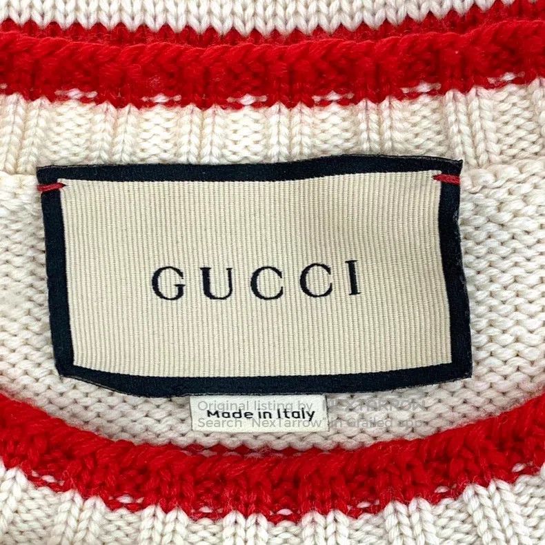 Gucci Gucci Colour-blocked striped double G embroidered wool rou Size M / US 6-8 / IT 42-44 - 5 Thumbnail