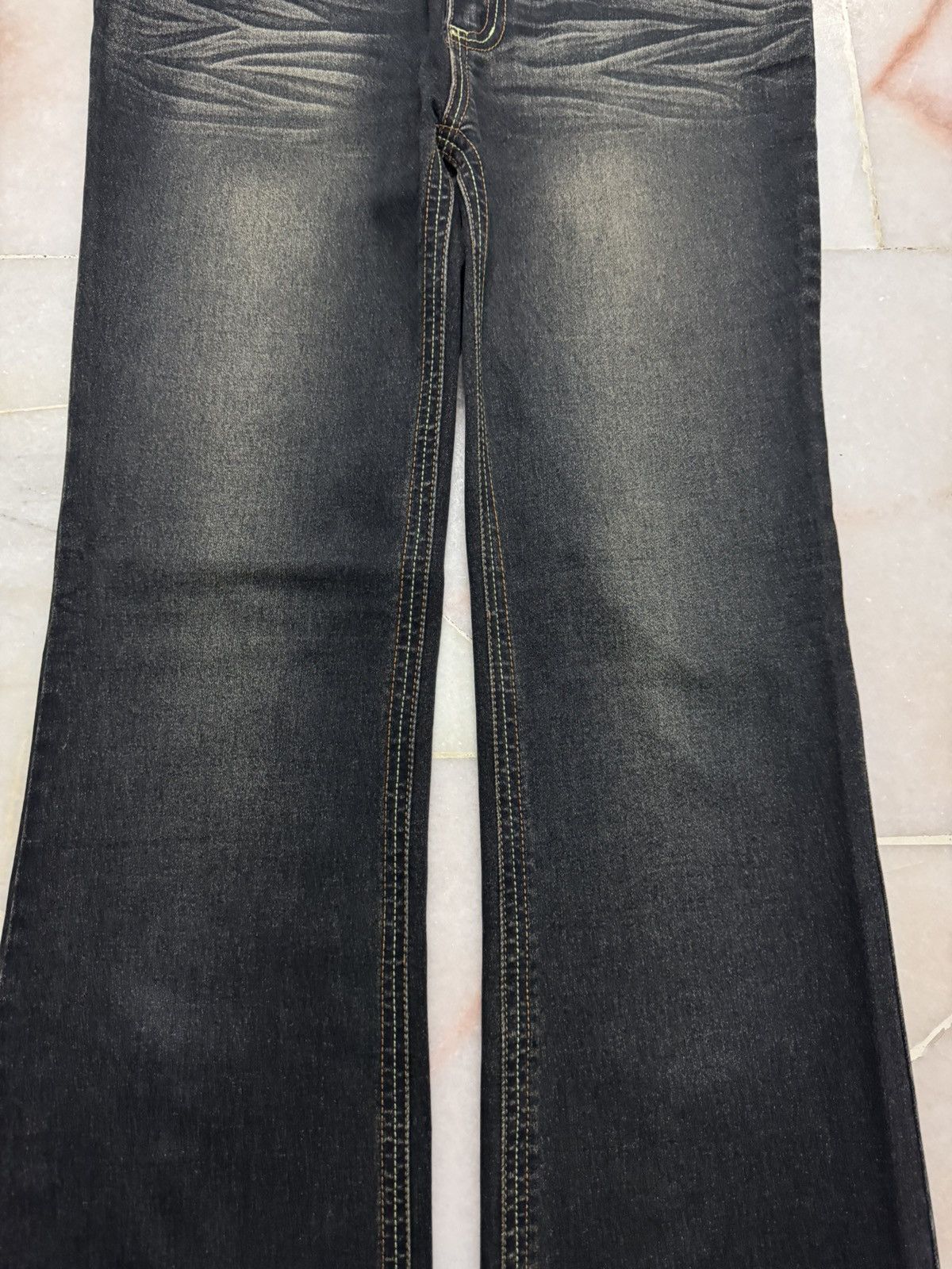 Tornado Mart flared darkwash archive japanese denim Size US 28 / EU 44 - 8 Thumbnail